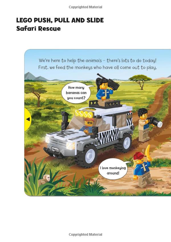 lego® city. safari rescue: a push, pull and slide book - Ảnh 3
