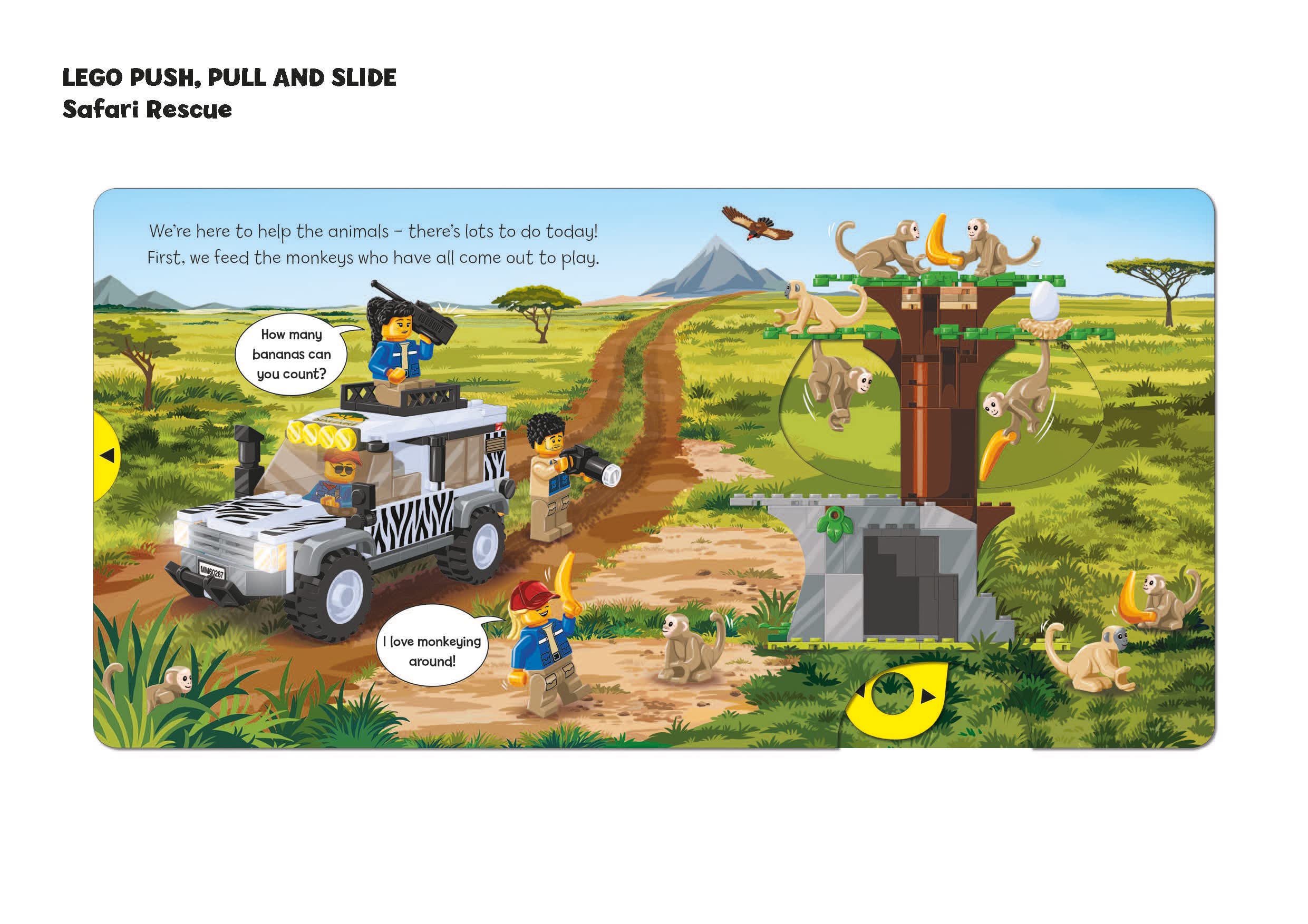 lego® city. safari rescue: a push, pull and slide book - Ảnh 4