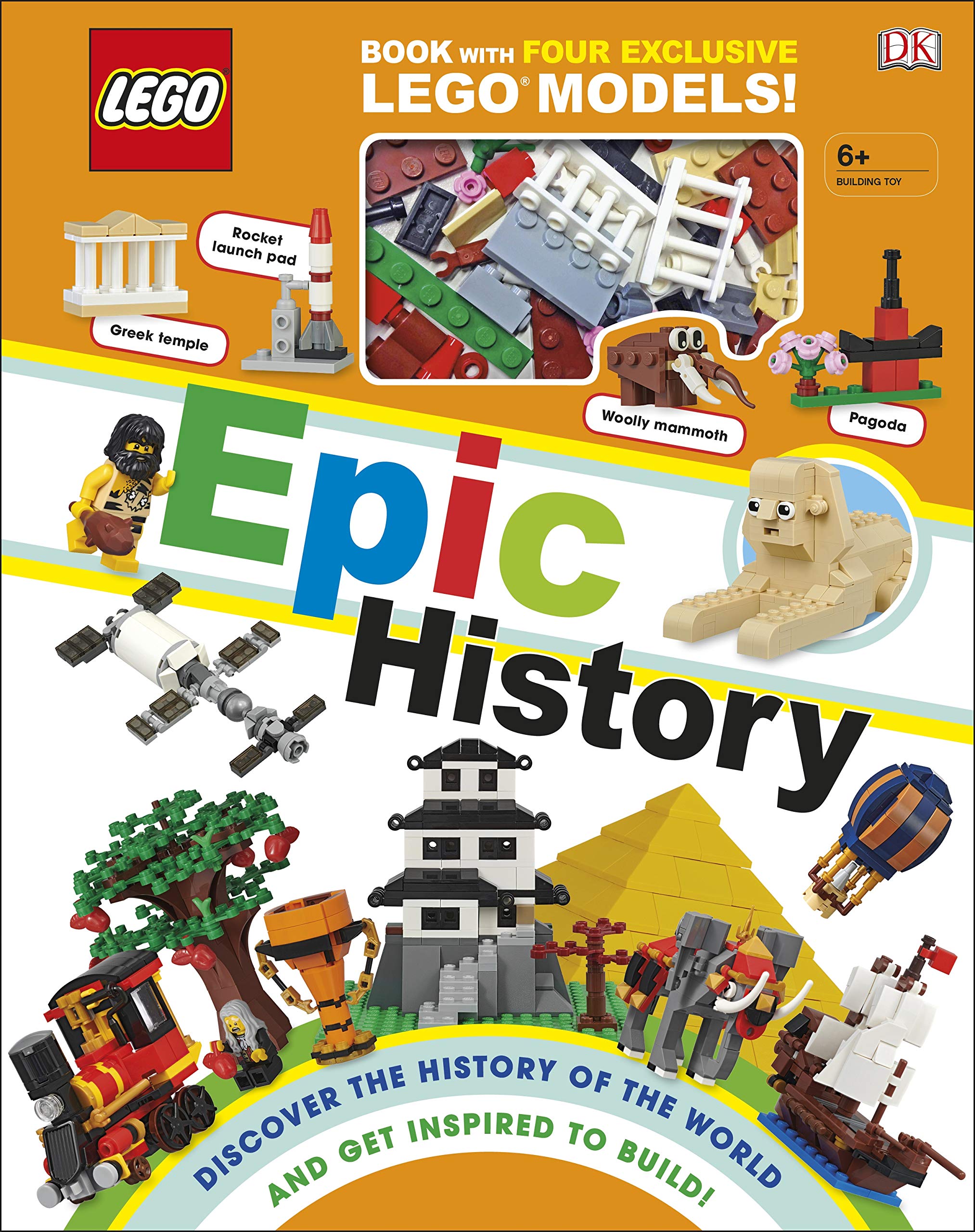 lego epic history: includes four exclusive lego mini models (lego book & toy) - Ảnh 2