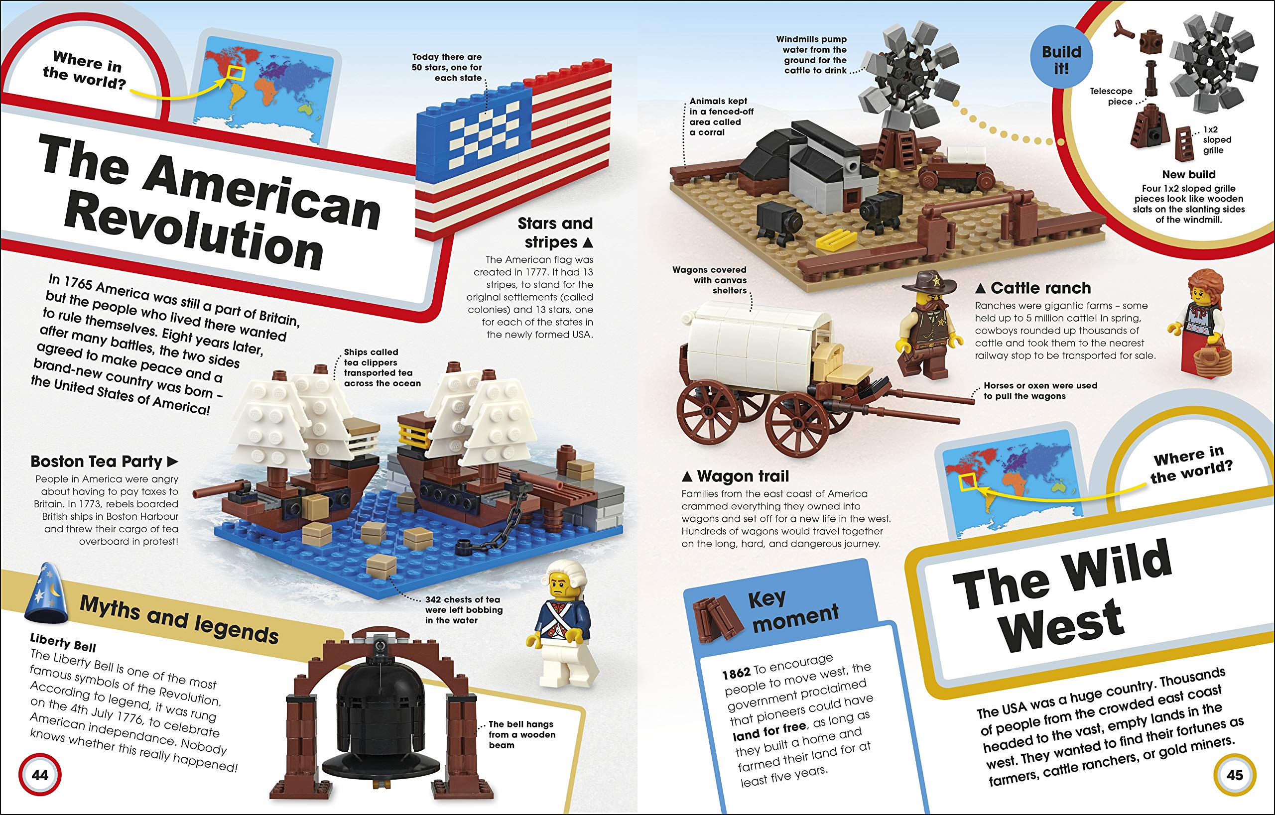 lego epic history: includes four exclusive lego mini models (lego book & toy) - Ảnh 8