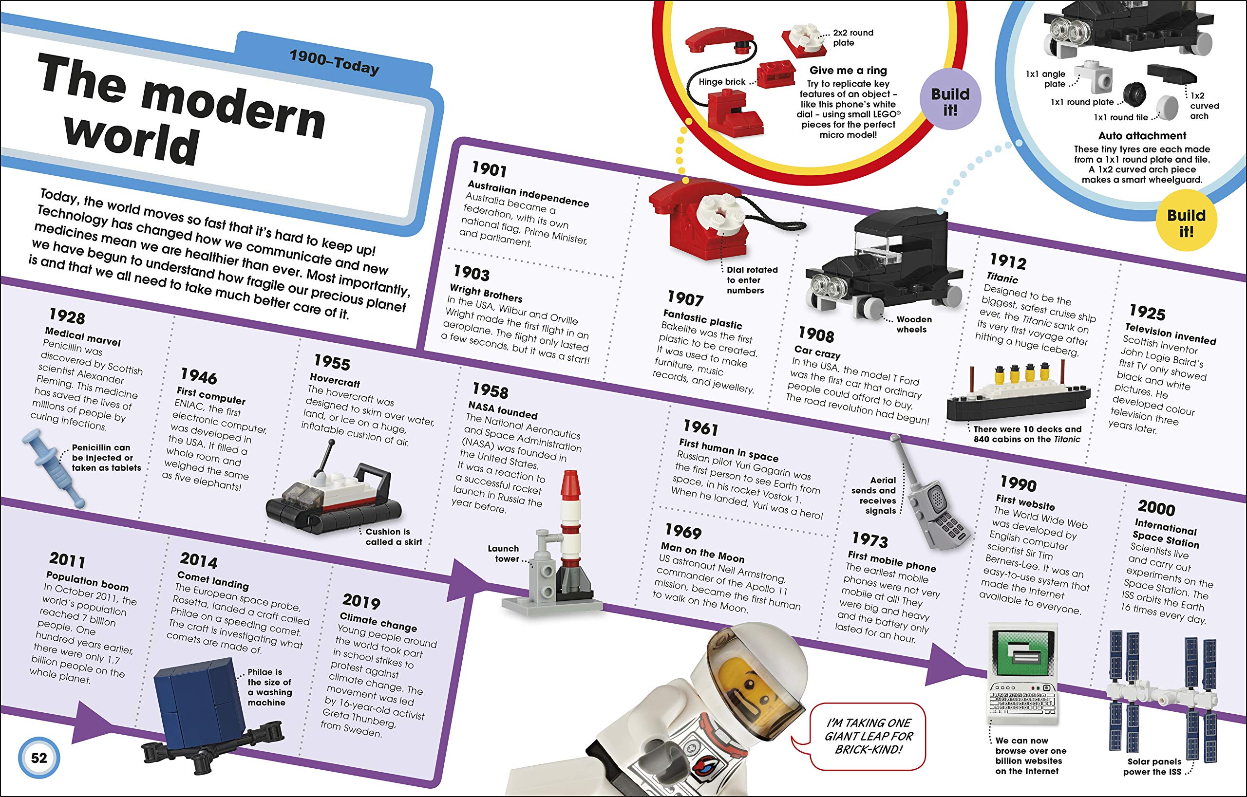 lego epic history: includes four exclusive lego mini models (lego book & toy) - Ảnh 9