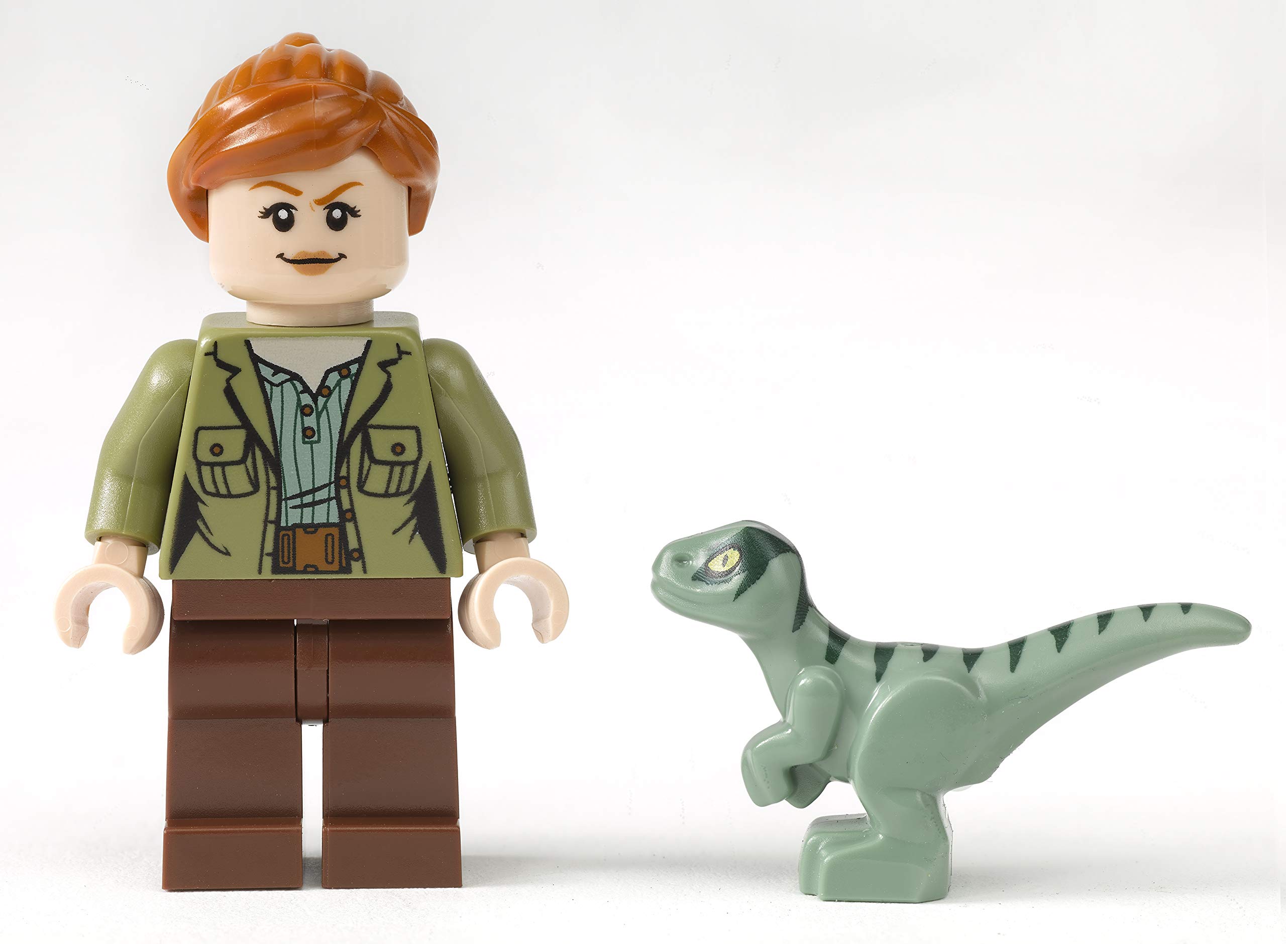 lego jurassic world the dino files: with lego jurassic world claire minifigure and baby raptor! - Ảnh 11