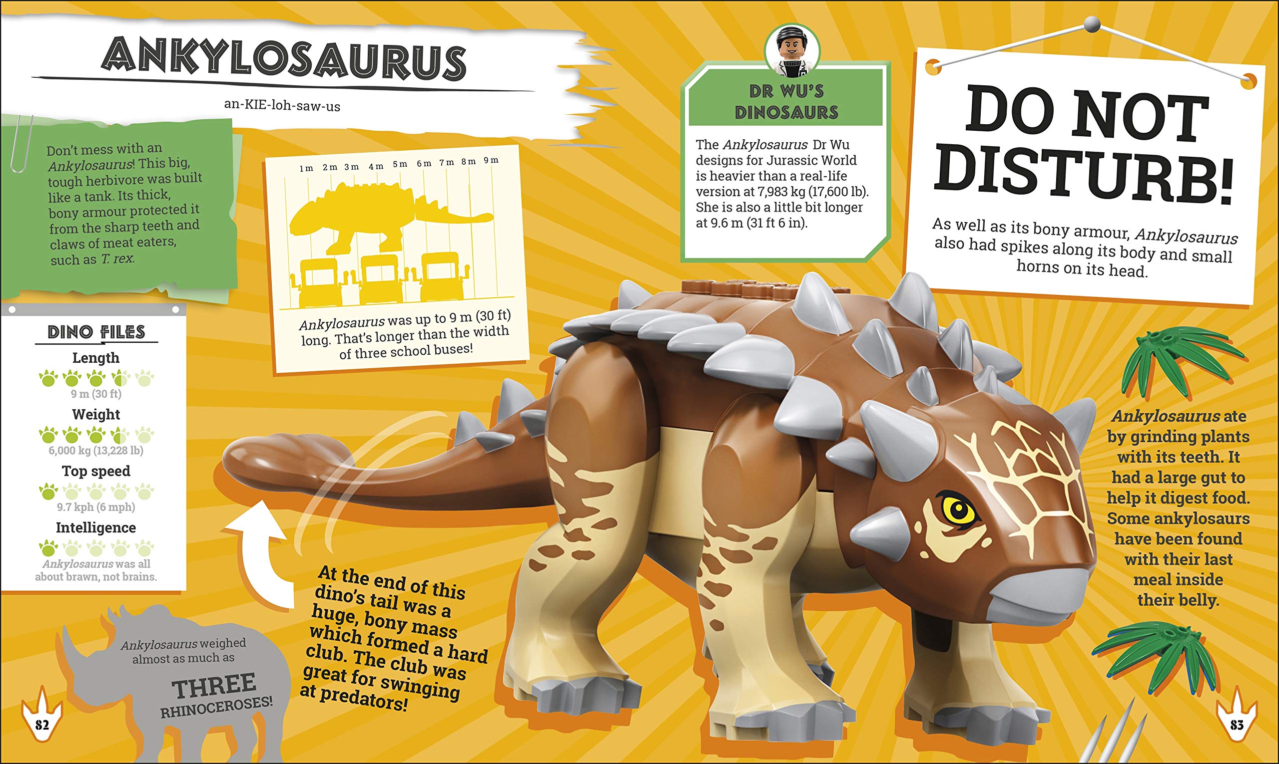 lego jurassic world the dino files: with lego jurassic world claire minifigure and baby raptor! - Ảnh 8