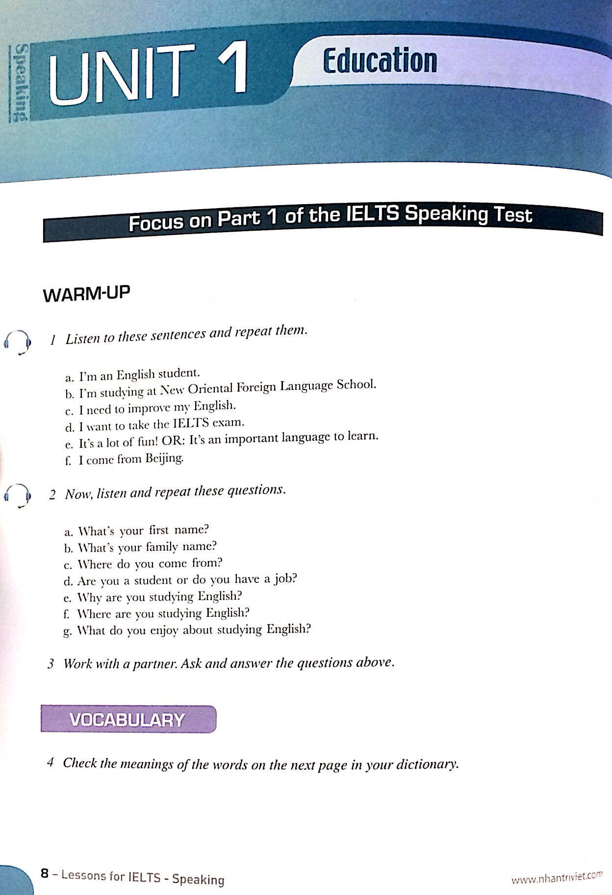 lessons for ielts - speaking - Ảnh 6