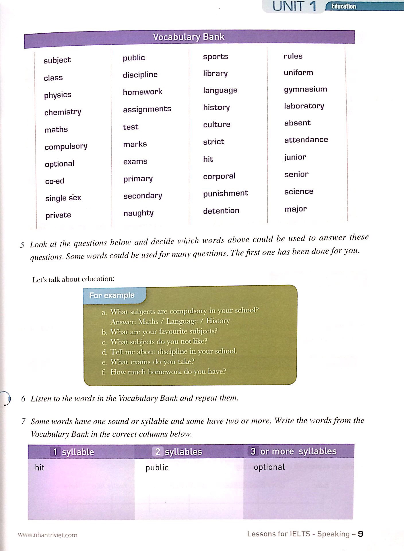 lessons for ielts - speaking - Ảnh 7
