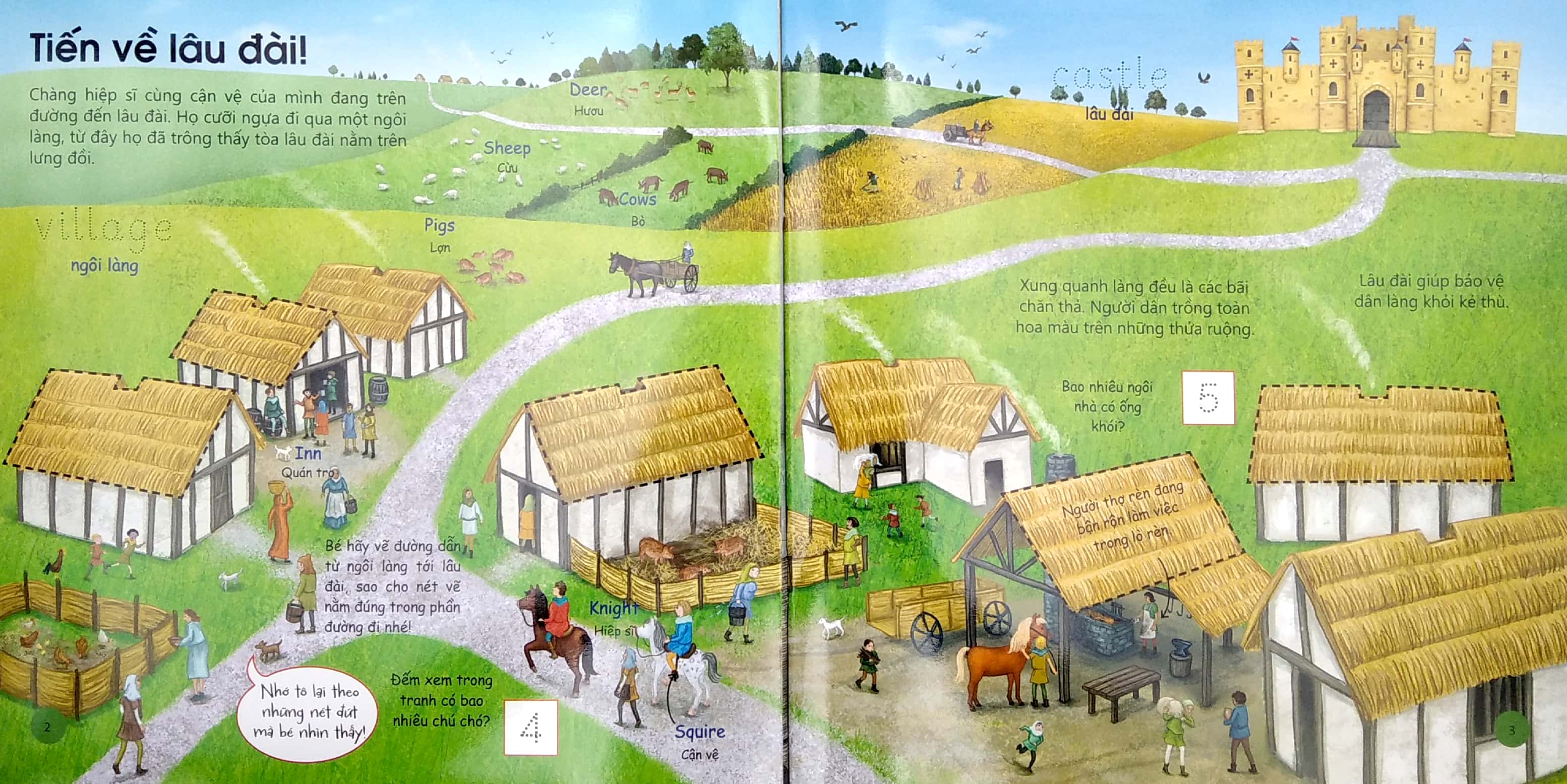 letℹs go to the catsle - nào mình cùng đến lâu đài (song ngữ anh - việt) - Ảnh 3