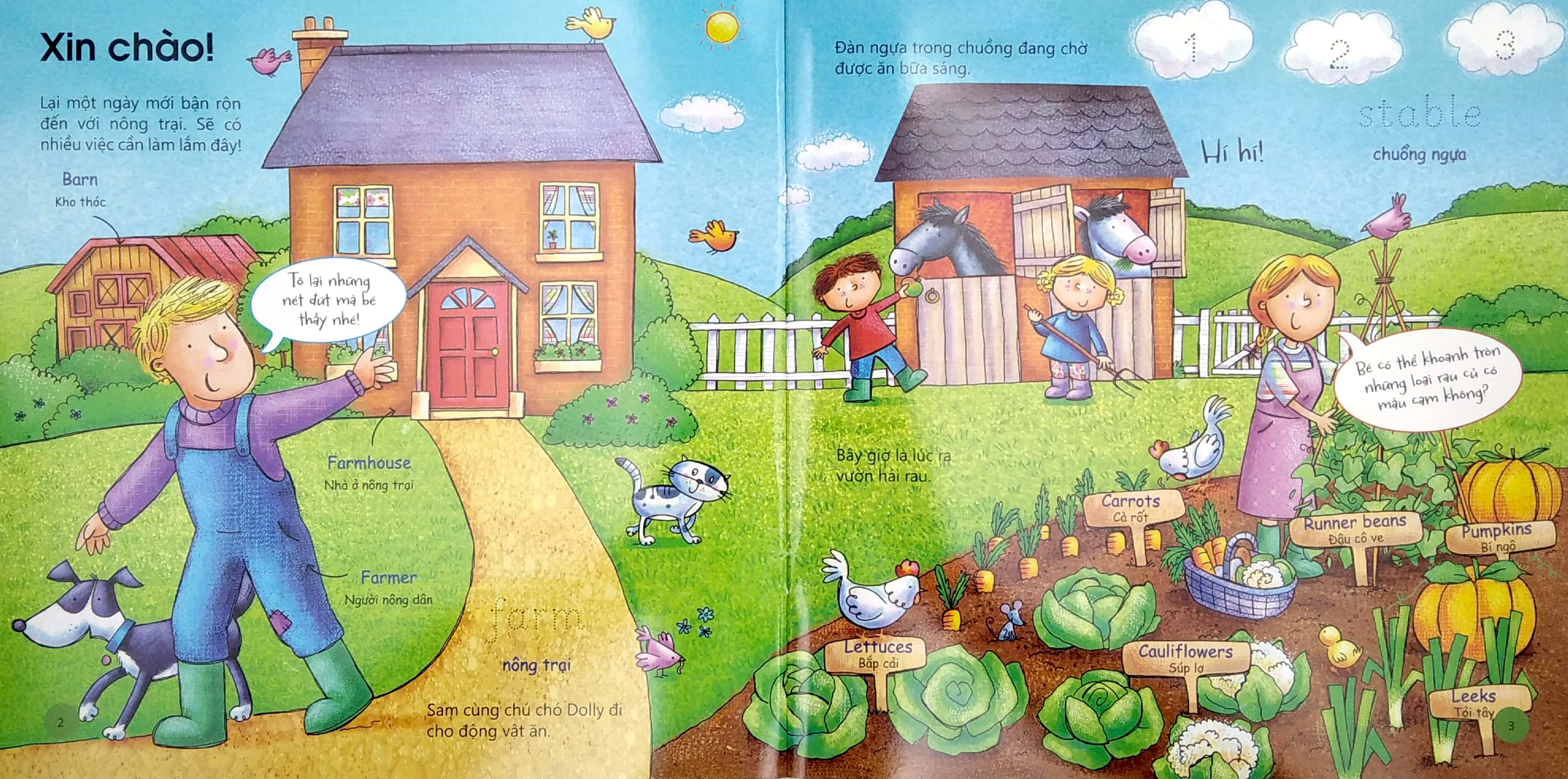 letℹs go to the farm - nào mình cùng đến nông trại (song ngữ anh - việt) - Ảnh 3