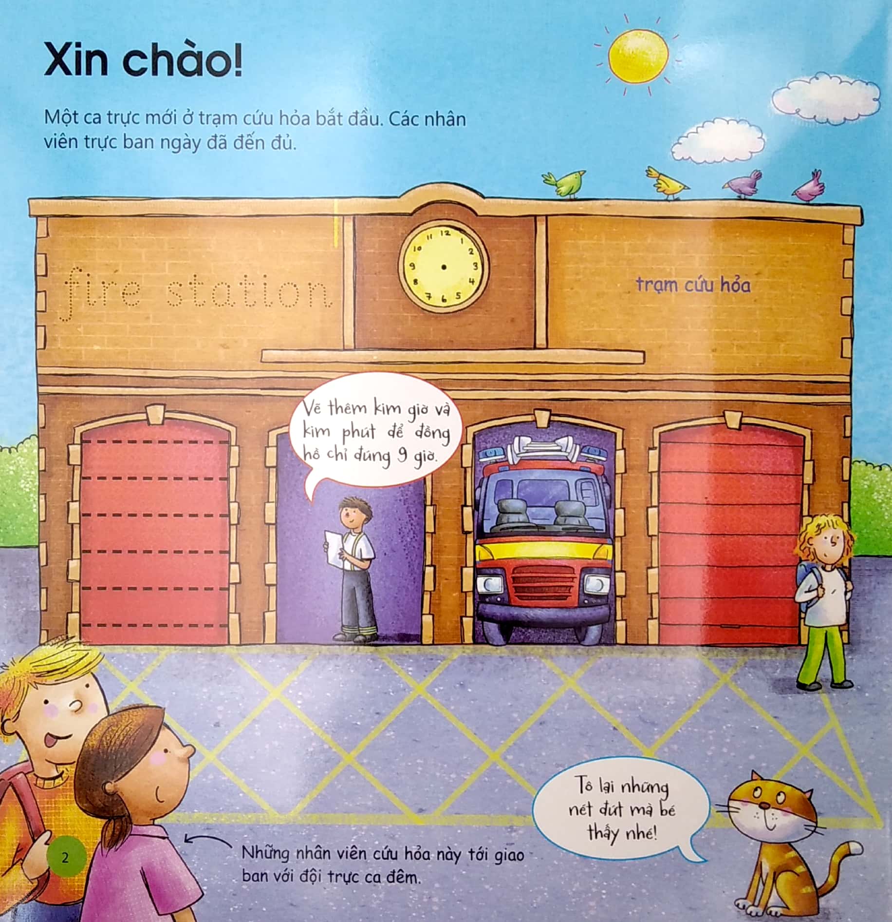 letℹs go to the fire station - nào mình cùng đến trạm cứu hỏa (song ngữ anh - việt) - Ảnh 3