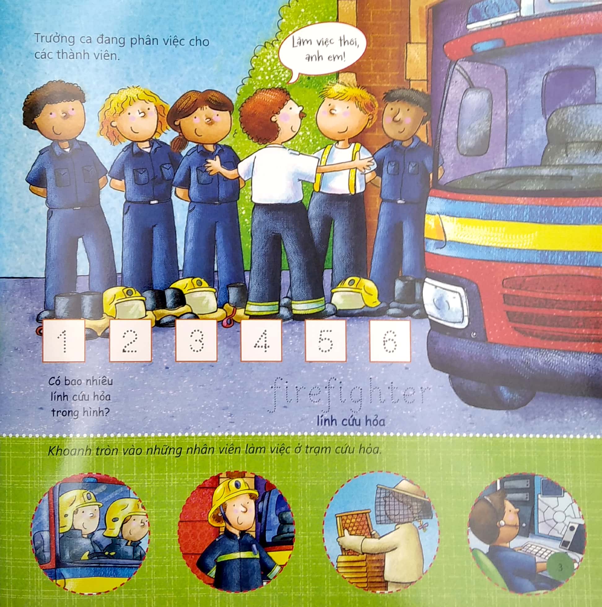 letℹs go to the fire station - nào mình cùng đến trạm cứu hỏa (song ngữ anh - việt) - Ảnh 4