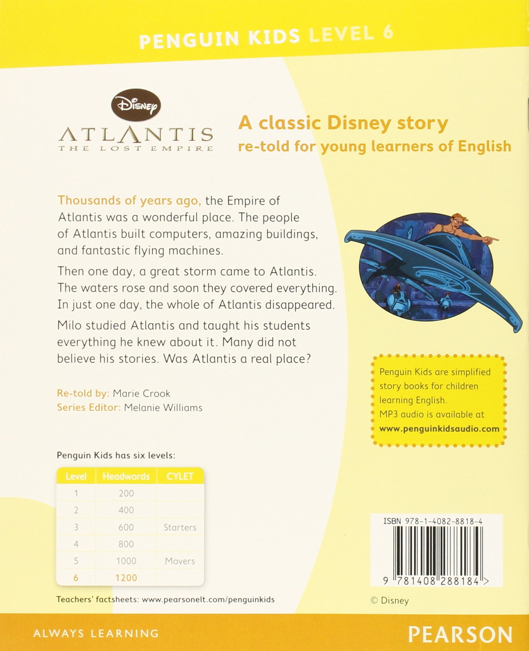 level 6: disney atlantis the lost empire (pearson english kids readers) - Ảnh 3