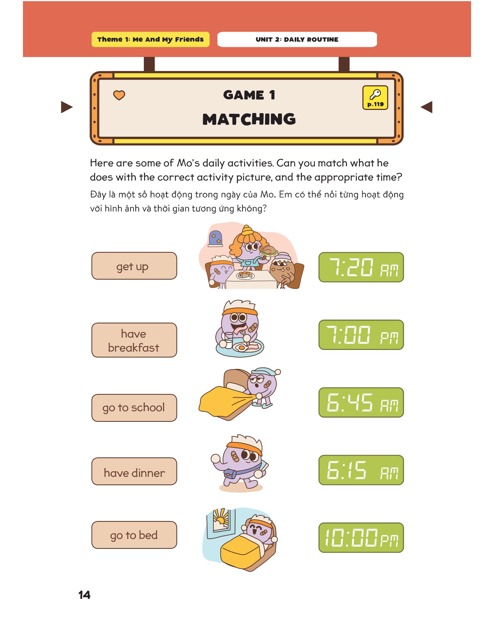 level up - 100 trò chơi từ vựng tiếng anh - lớp 4 - Ảnh 13