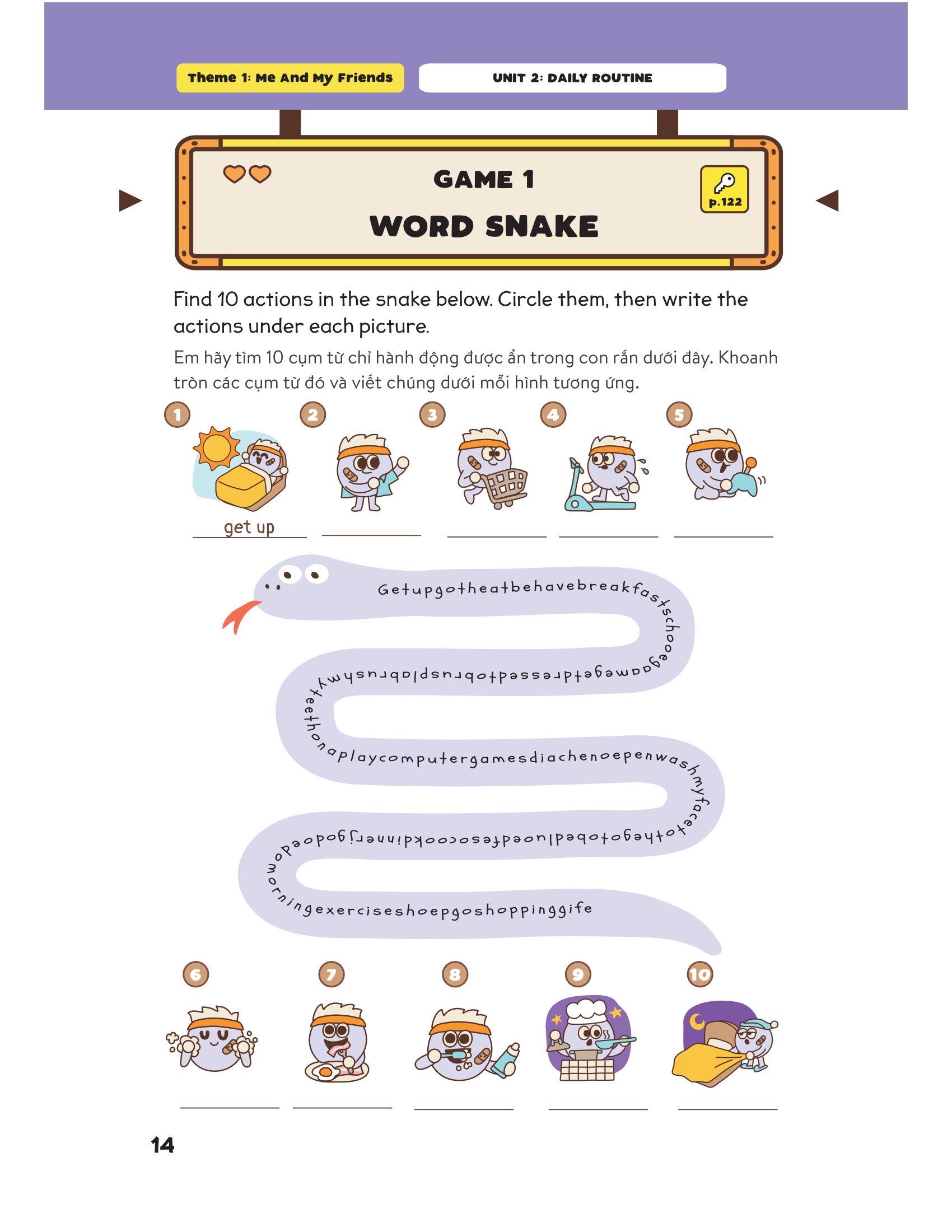 level up - 100 trò chơi từ vựng tiếng anh - lớp 5 - Ảnh 9