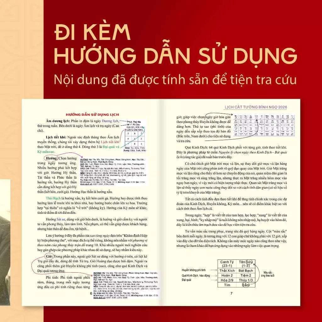 Lịch Cát Tường Bính Ngọ 2026 - Ảnh 8