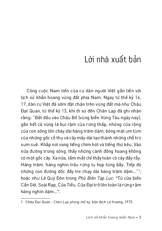 lịch sử khẩn hoang miền nam (tái bản 2024) - Ảnh 5