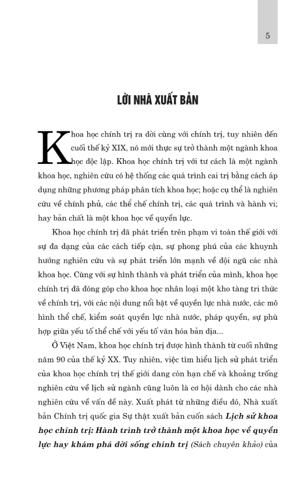 Lịch Sử Khoa Học Chính Trị - Hành Trình Trở Thành Một Khoa Học Về Quyền Lực Hay Khám Phá Đời Sống Chính Trị - Ảnh 3