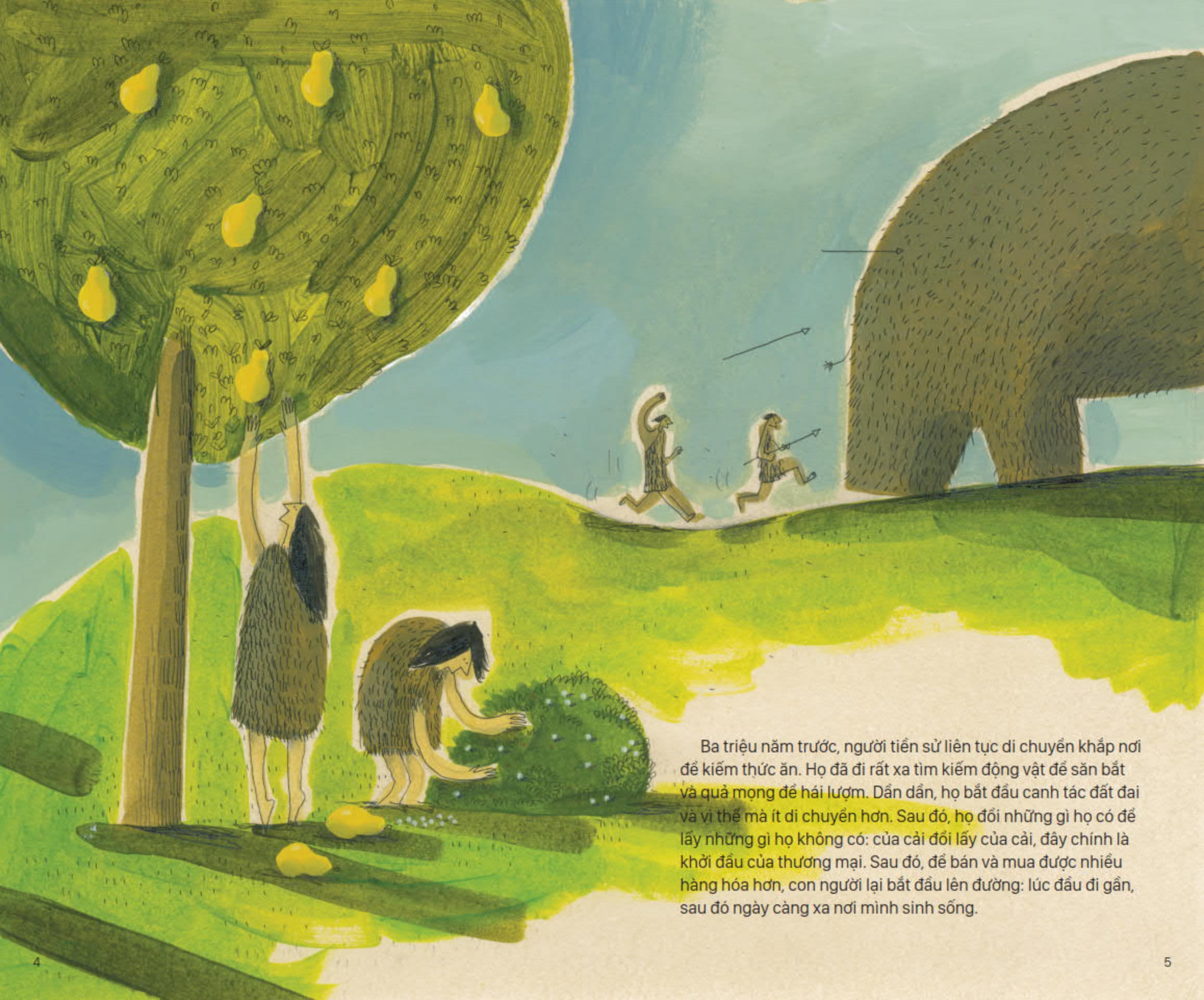 lịch sử sinh hoạt của loài người - đi đó đây - Ảnh 3