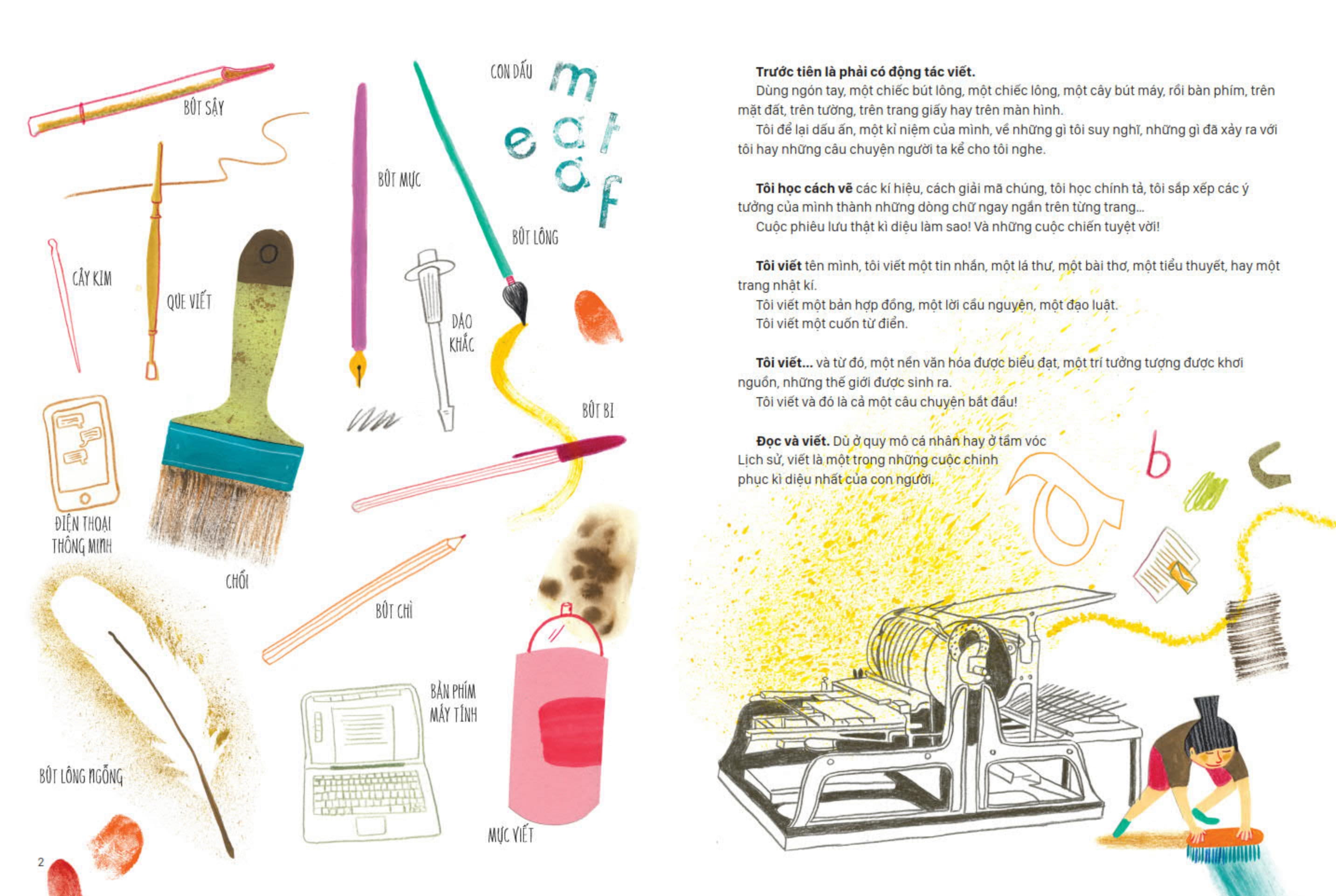 lịch sử sinh hoạt của loài người - viết - Ảnh 2