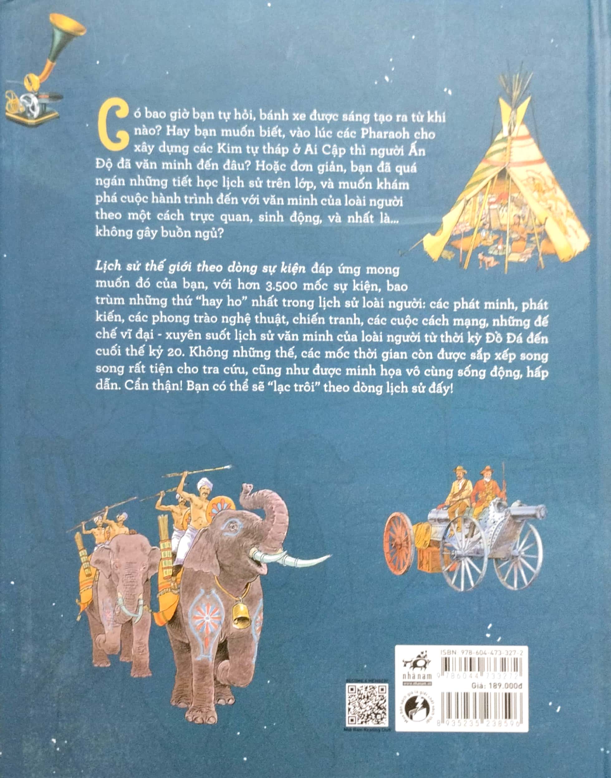 lịch sử thế giới theo dòng sự kiện - từ thời đồ đá tới thời hiện đại - bìa cứng - Ảnh 7