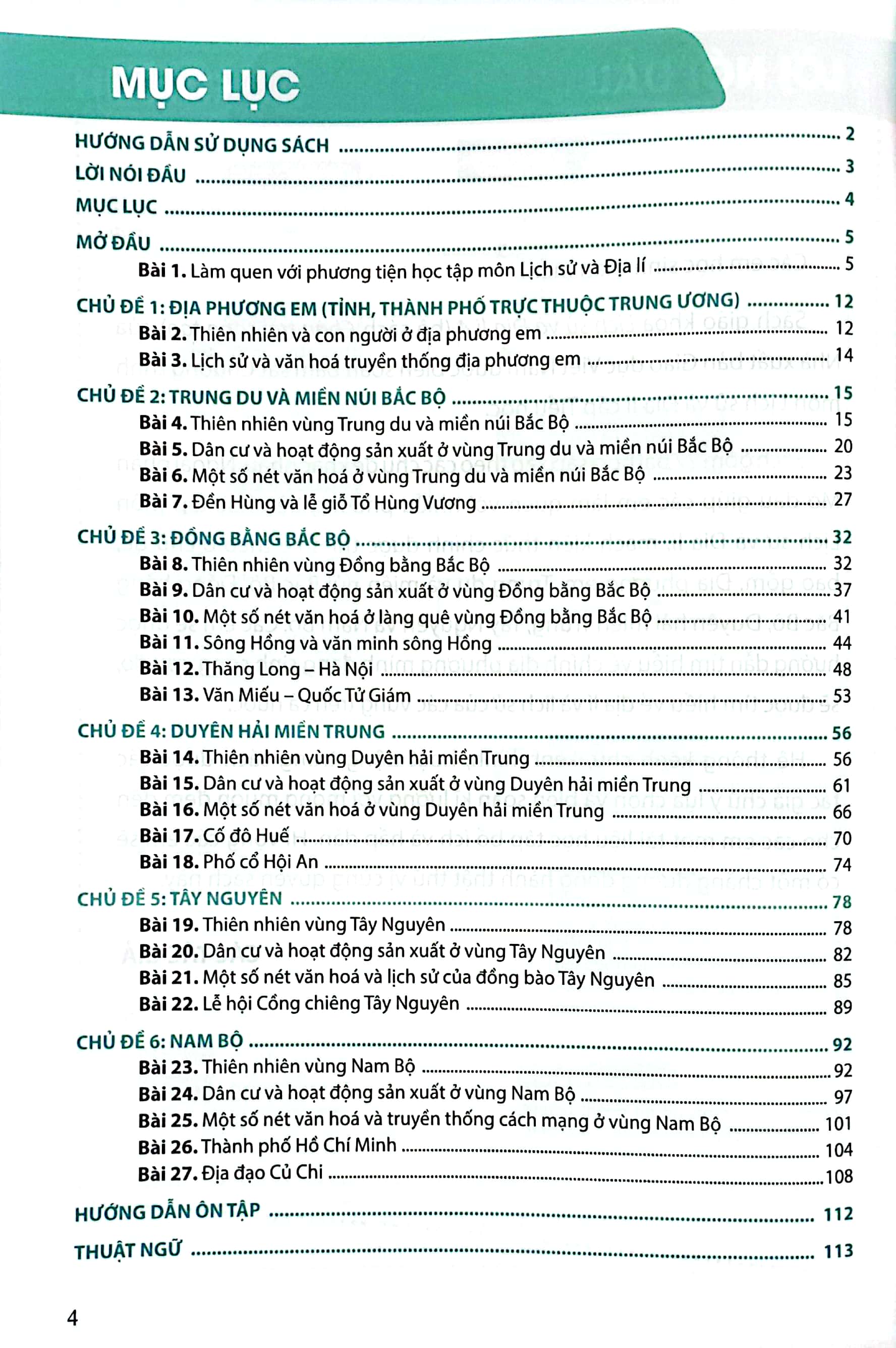 lịch sử và địa lí 4 (chân trời sáng tạo) (chuẩn) - Ảnh 3