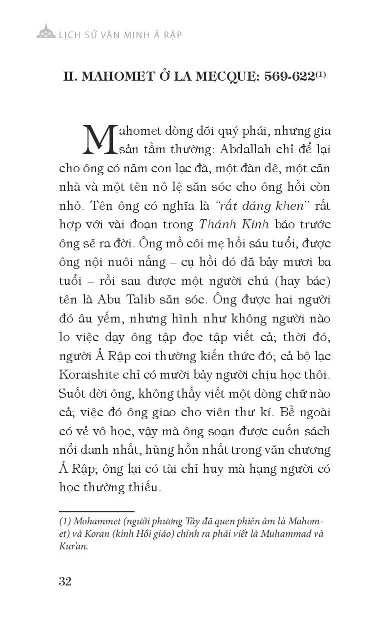 lịch sử văn minh ả rập - nguyễn hiến lê - Ảnh 18