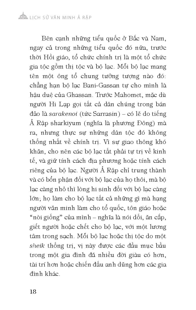 lịch sử văn minh ả rập - nguyễn hiến lê - Ảnh 4