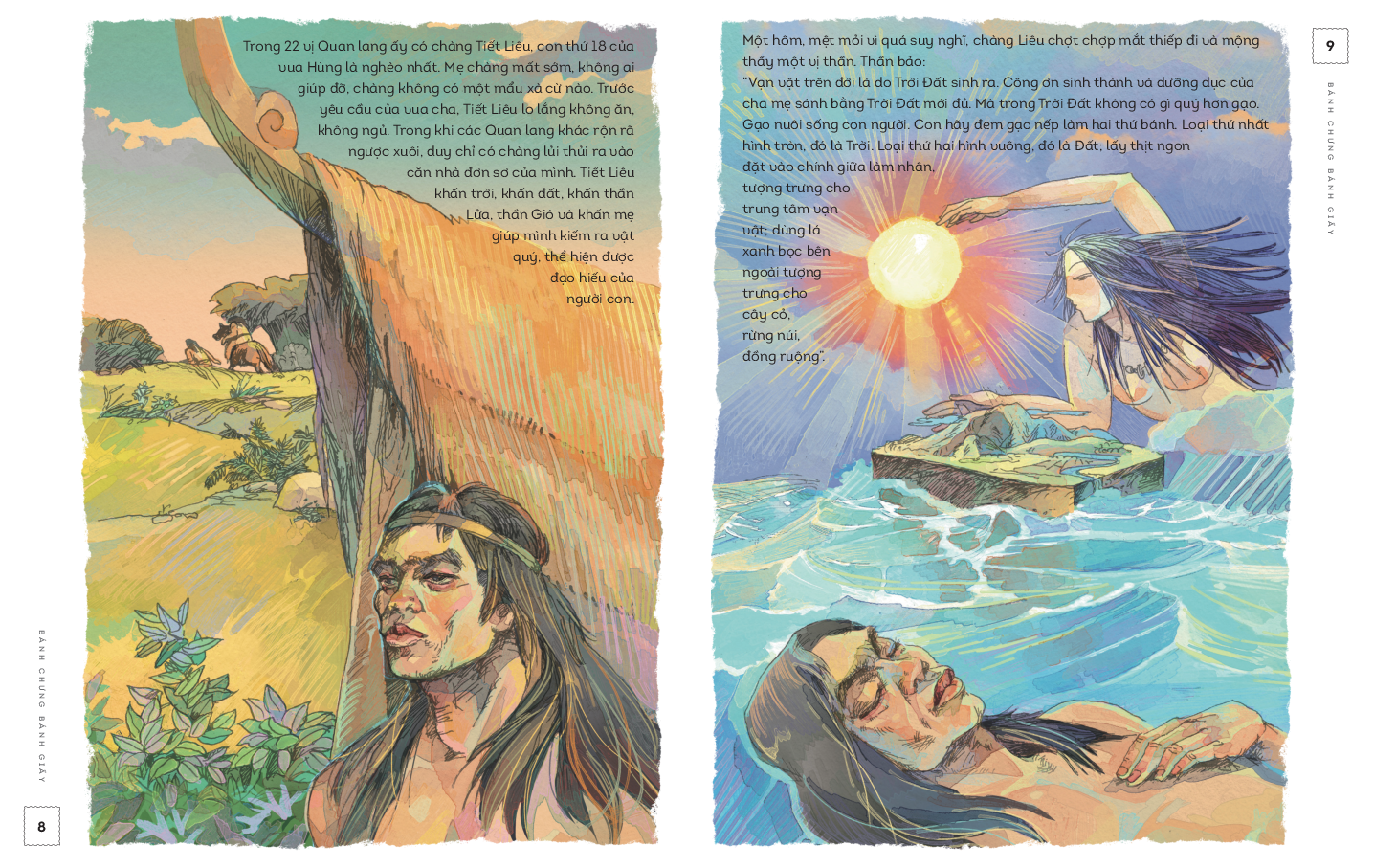 lịch sử việt nam bằng tranh - bánh chưng bánh giầy - Ảnh 5