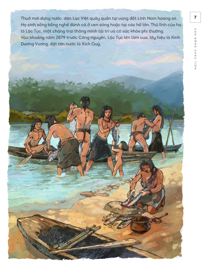 lịch sử việt nam bằng tranh - con rồng cháu tiên (bản màu) (tái bản 2023) - Ảnh 3
