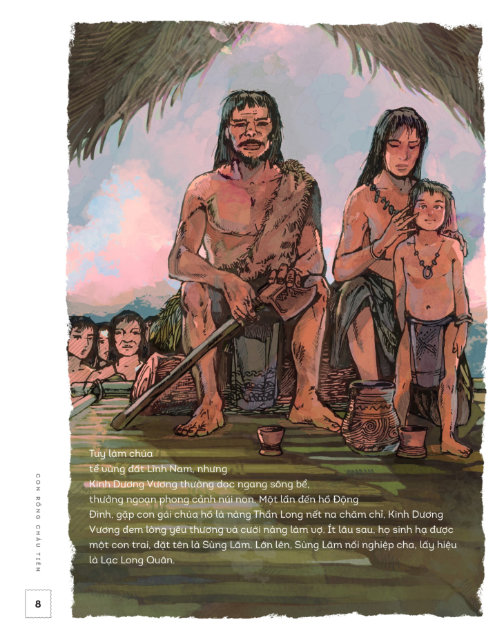 lịch sử việt nam bằng tranh - con rồng cháu tiên (bản màu) (tái bản 2023) - Ảnh 4