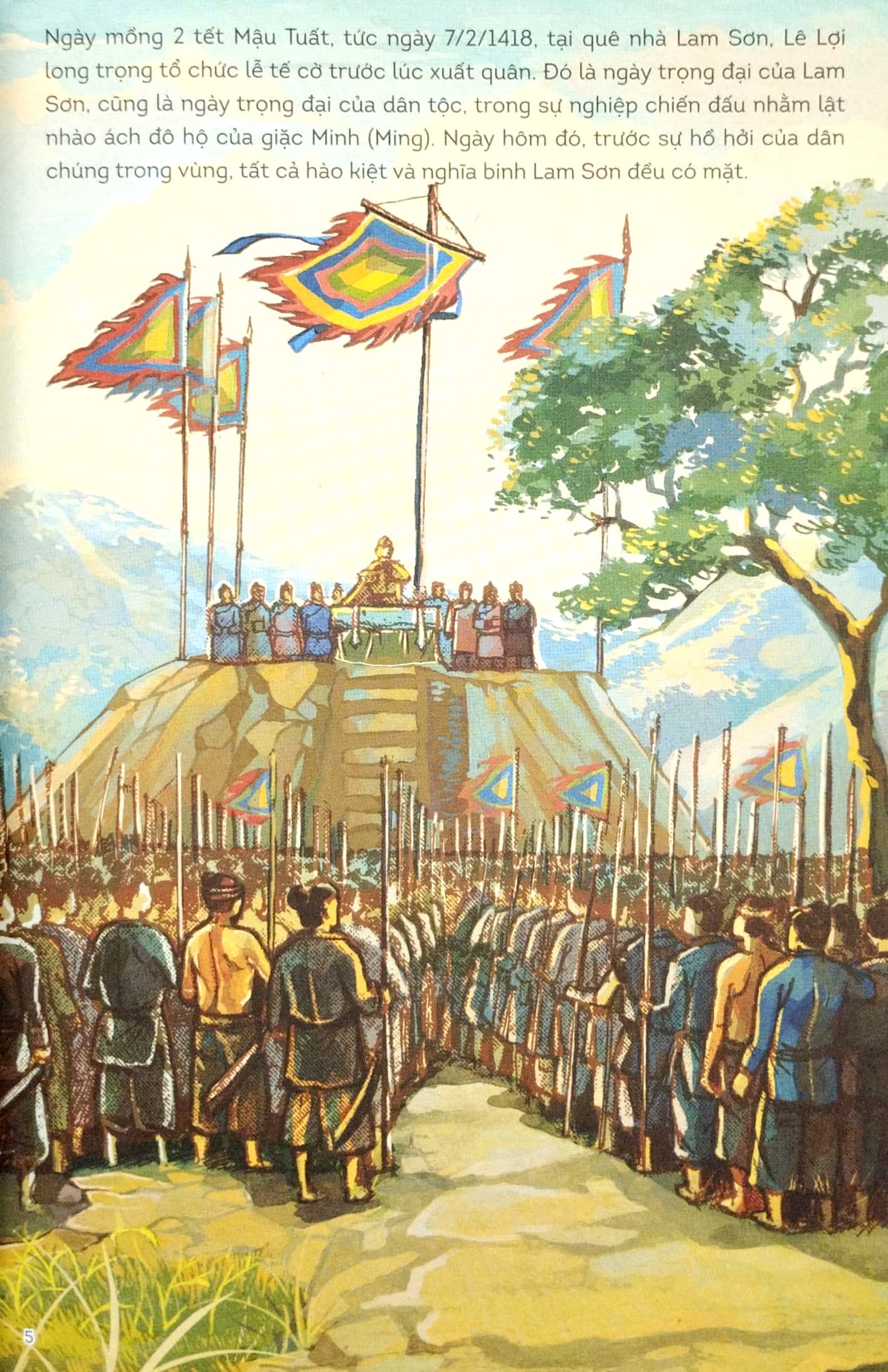 lịch sử việt nam bằng tranh - lam sơn dấy nghĩa (bản màu) (tái bản 2023) - Ảnh 5