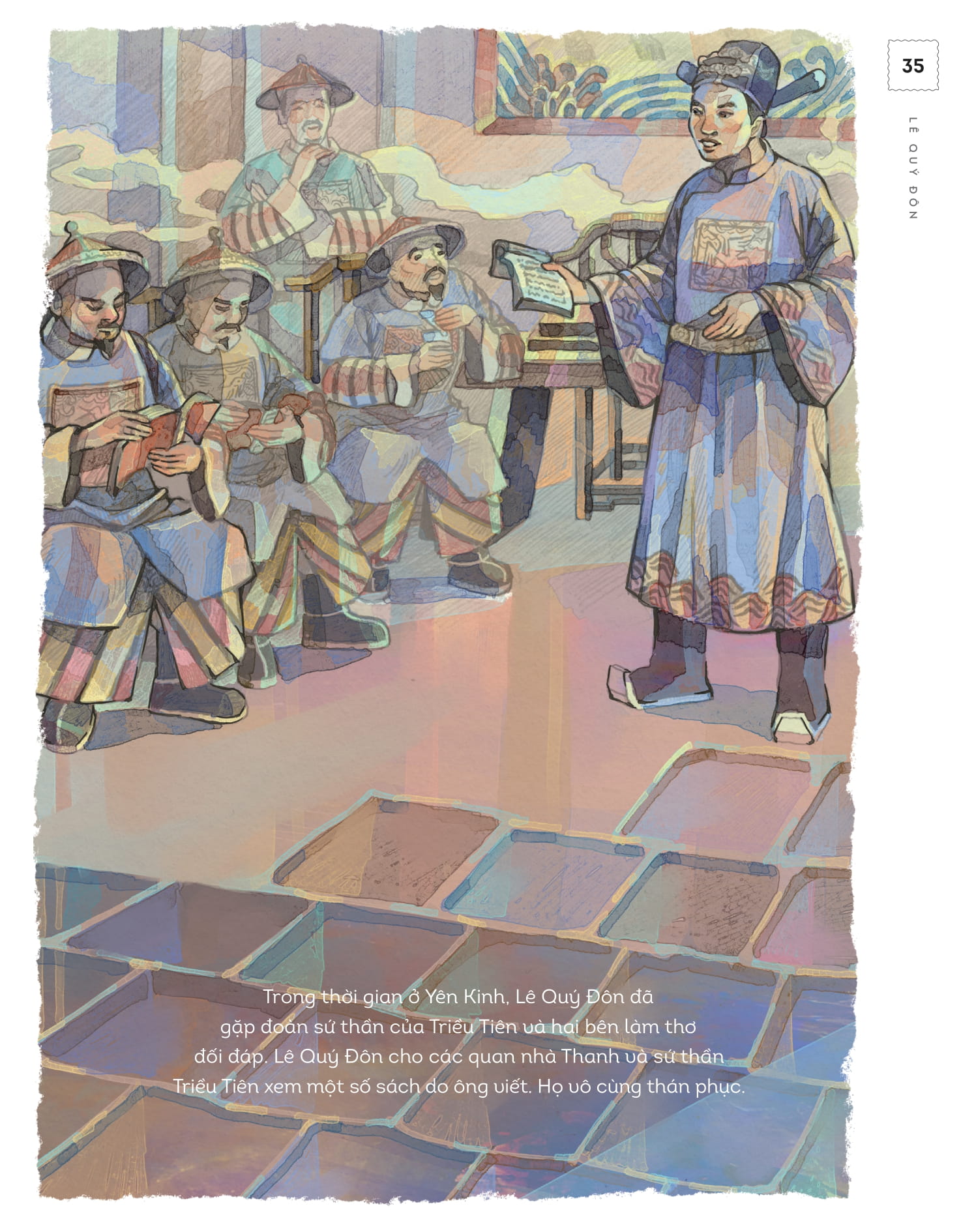 lịch sử việt nam bằng tranh: lê quý đôn (bản màu) - Ảnh 10