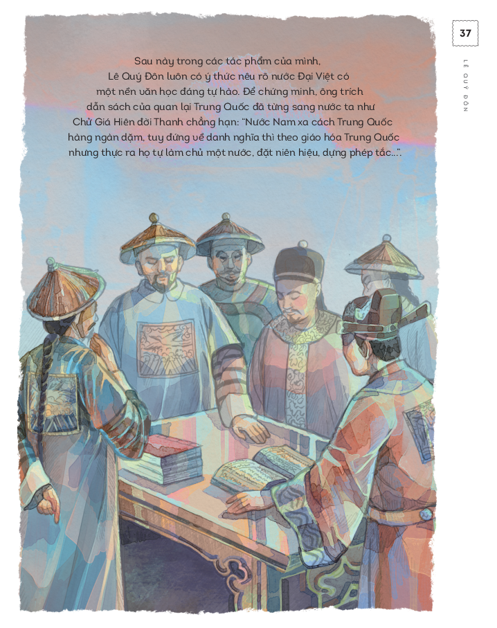 lịch sử việt nam bằng tranh - lê quý đôn (bản màu) (tái bản 2023) - Ảnh 12