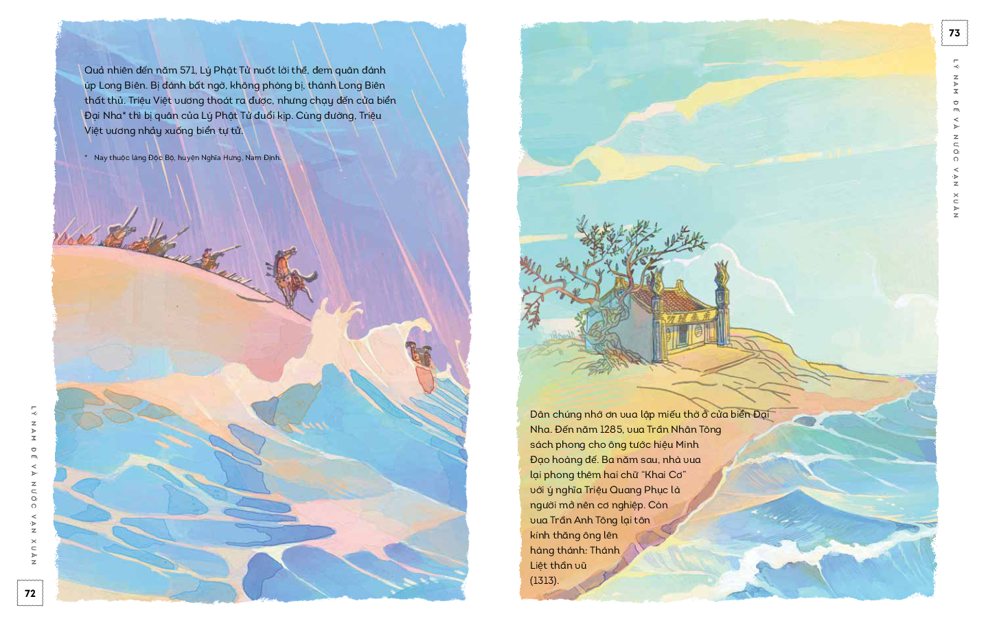 lịch sử việt nam bằng tranh - lý nam đế và nước vạn xuân - bản màu - bìa cứng - Ảnh 10