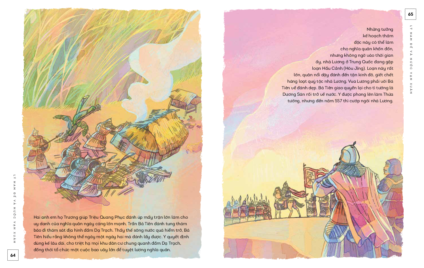 lịch sử việt nam bằng tranh - lý nam đế và nước vạn xuân - bản màu - bìa cứng - Ảnh 6