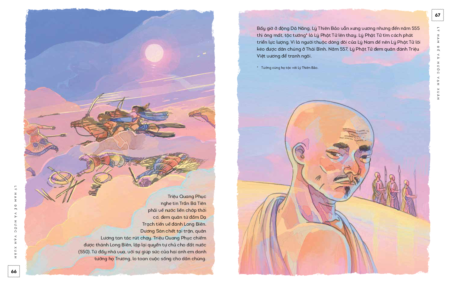 lịch sử việt nam bằng tranh - lý nam đế và nước vạn xuân - bản màu - bìa cứng - Ảnh 7