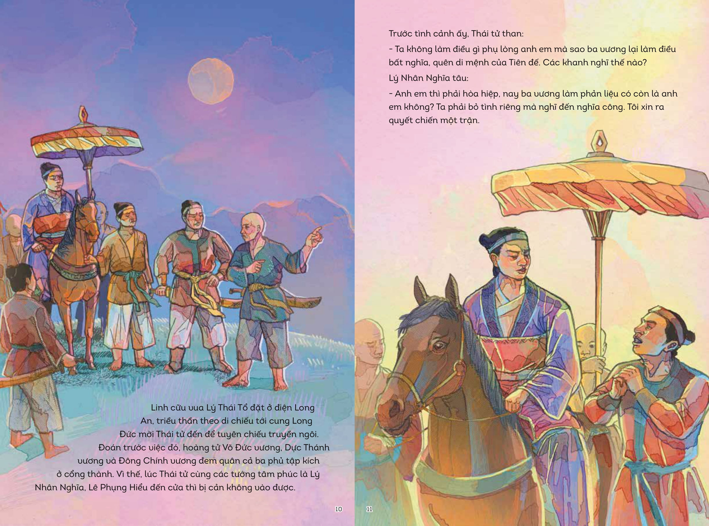 lịch sử việt nam bằng tranh - lý thái tông xây đắp nhà lý (bản màu) - Ảnh 6