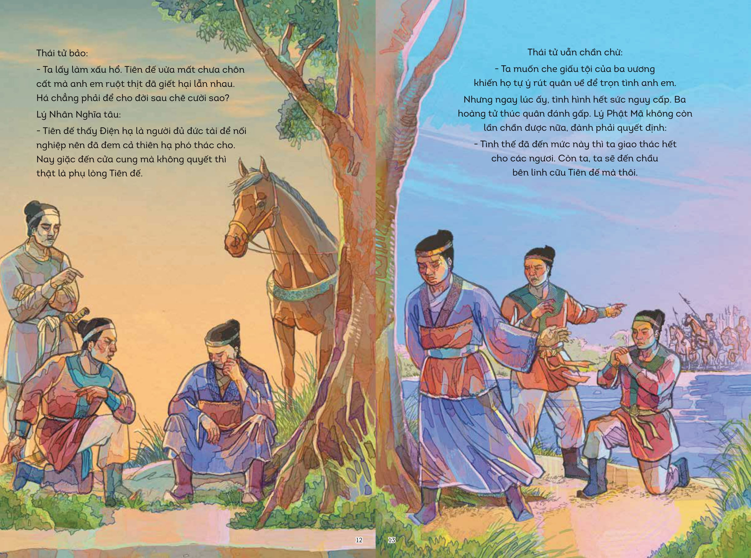 lịch sử việt nam bằng tranh - lý thái tông xây đắp nhà lý (bản màu) - Ảnh 7