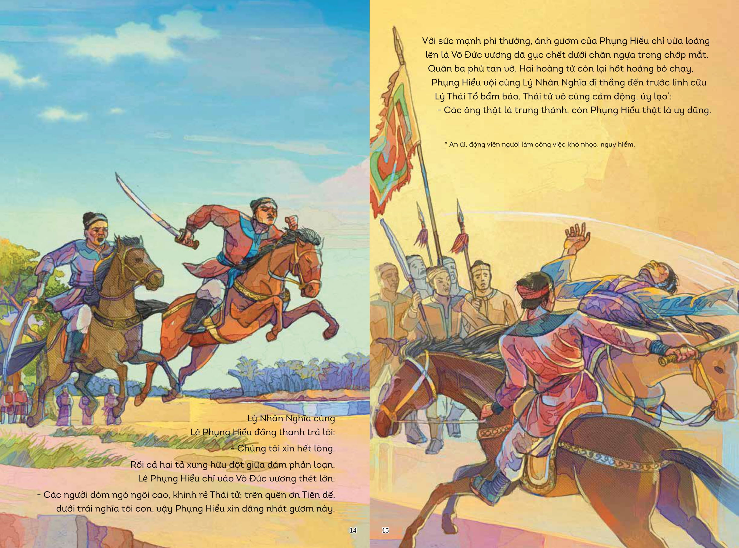 lịch sử việt nam bằng tranh - lý thái tông xây đắp nhà lý (bản màu) - Ảnh 8