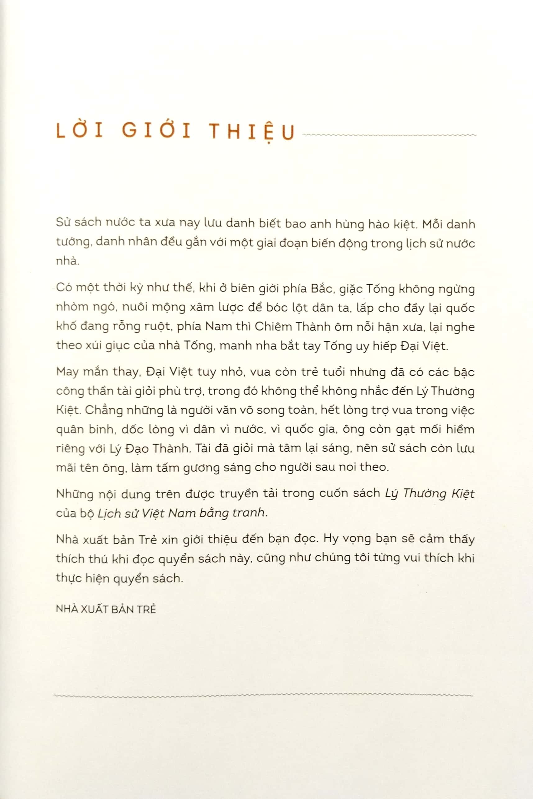 lịch sử việt nam bằng tranh - lý thường kiệt (bản màu) (tái bản 2023) - Ảnh 3