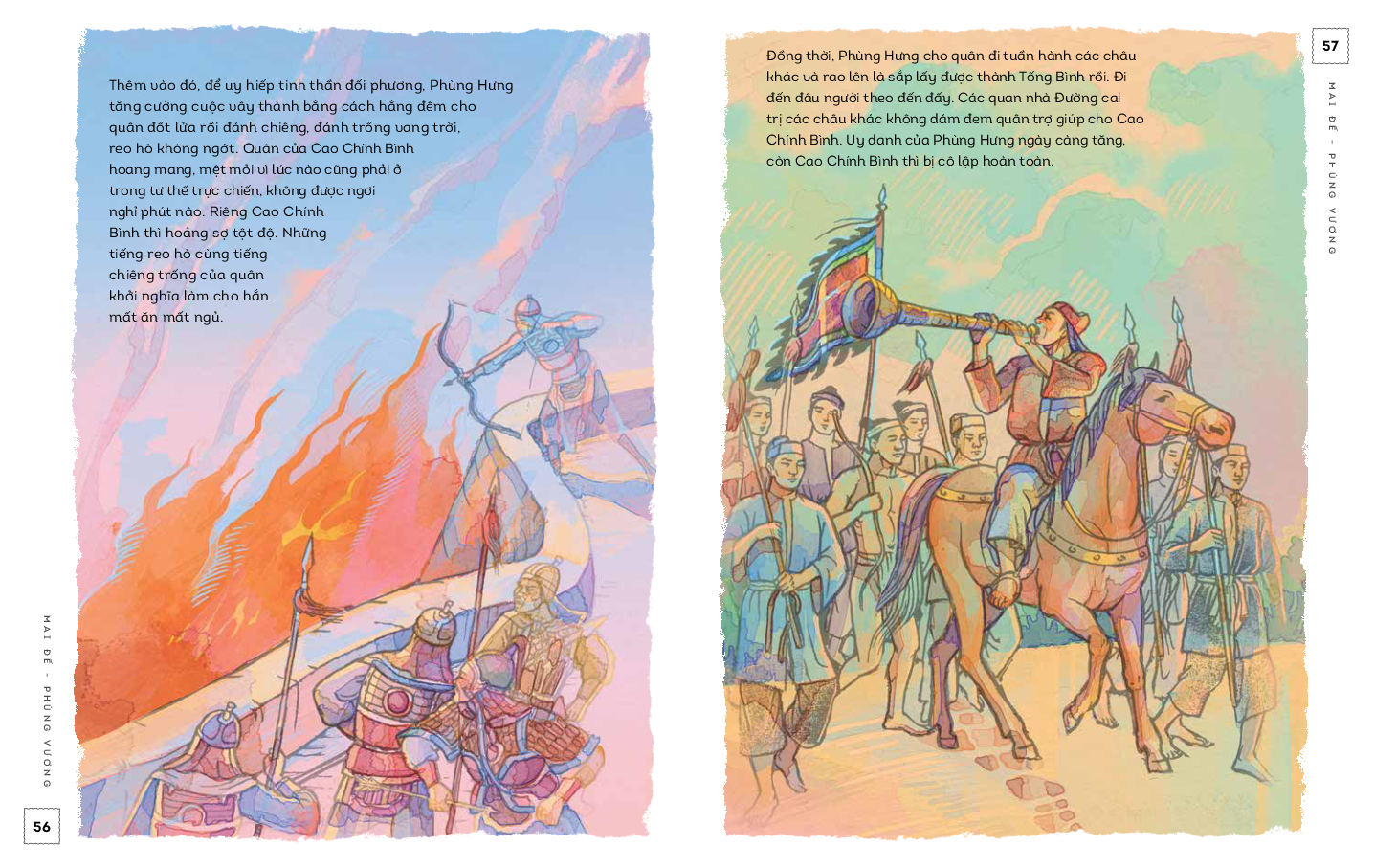 lịch sử việt nam bằng tranh - mai đế-phùng vương - bản màu - Ảnh 6