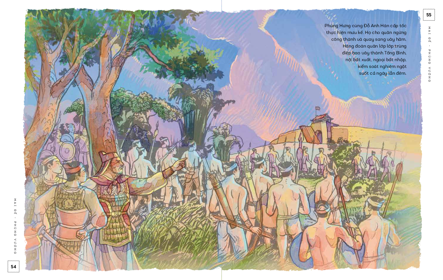lịch sử việt nam bằng tranh - mai đế-phùng vương - bản màu - bìa cứng - Ảnh 6