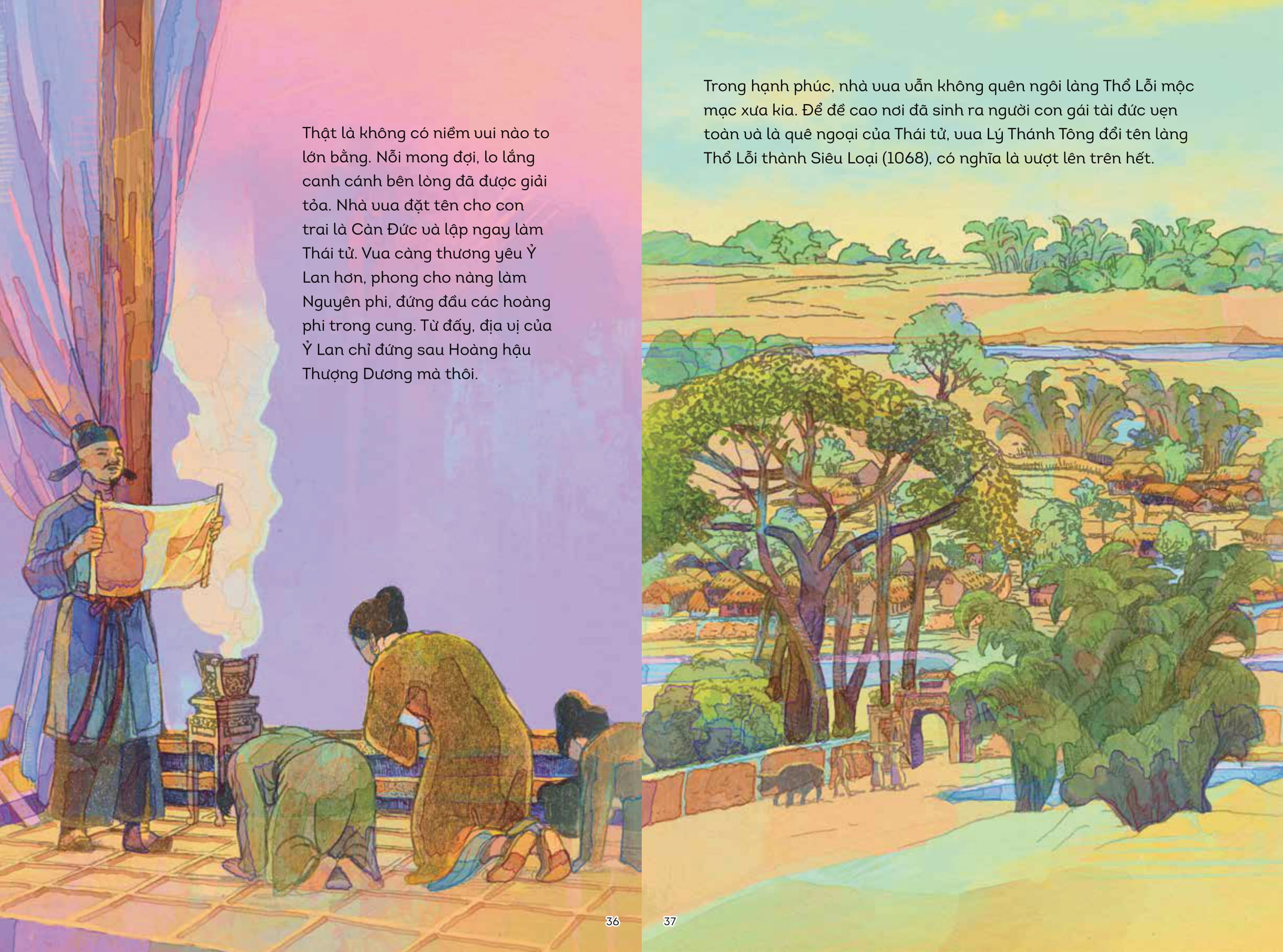 lịch sử việt nam bằng tranh - nguyên phi ỷ lan (bản màu) - Ảnh 6