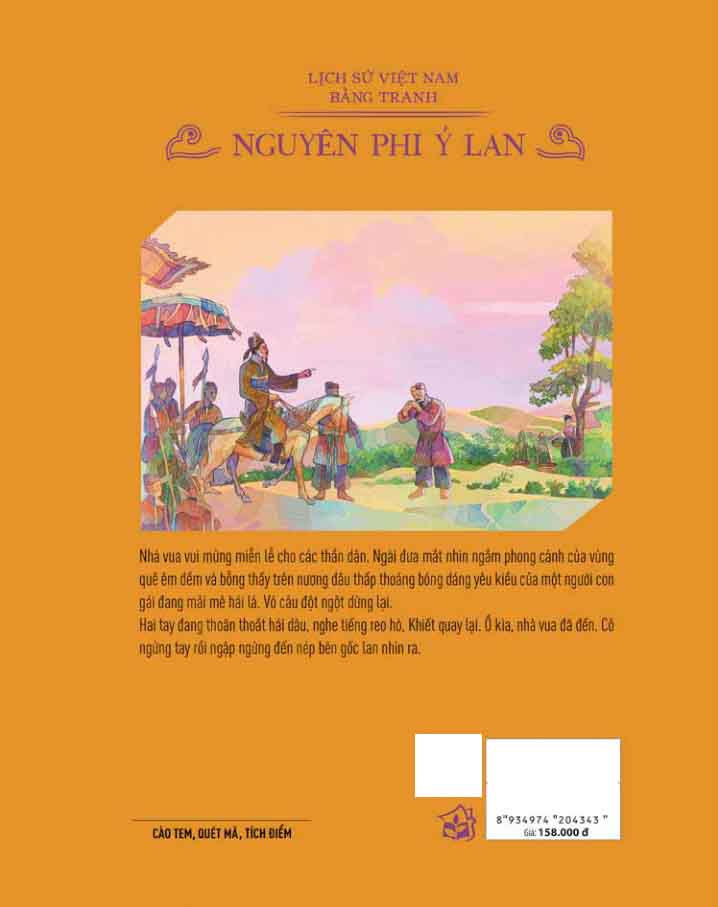 lịch sử việt nam bằng tranh - nguyên phi ỷ lan - bản màu - bìa cứng - Ảnh 10