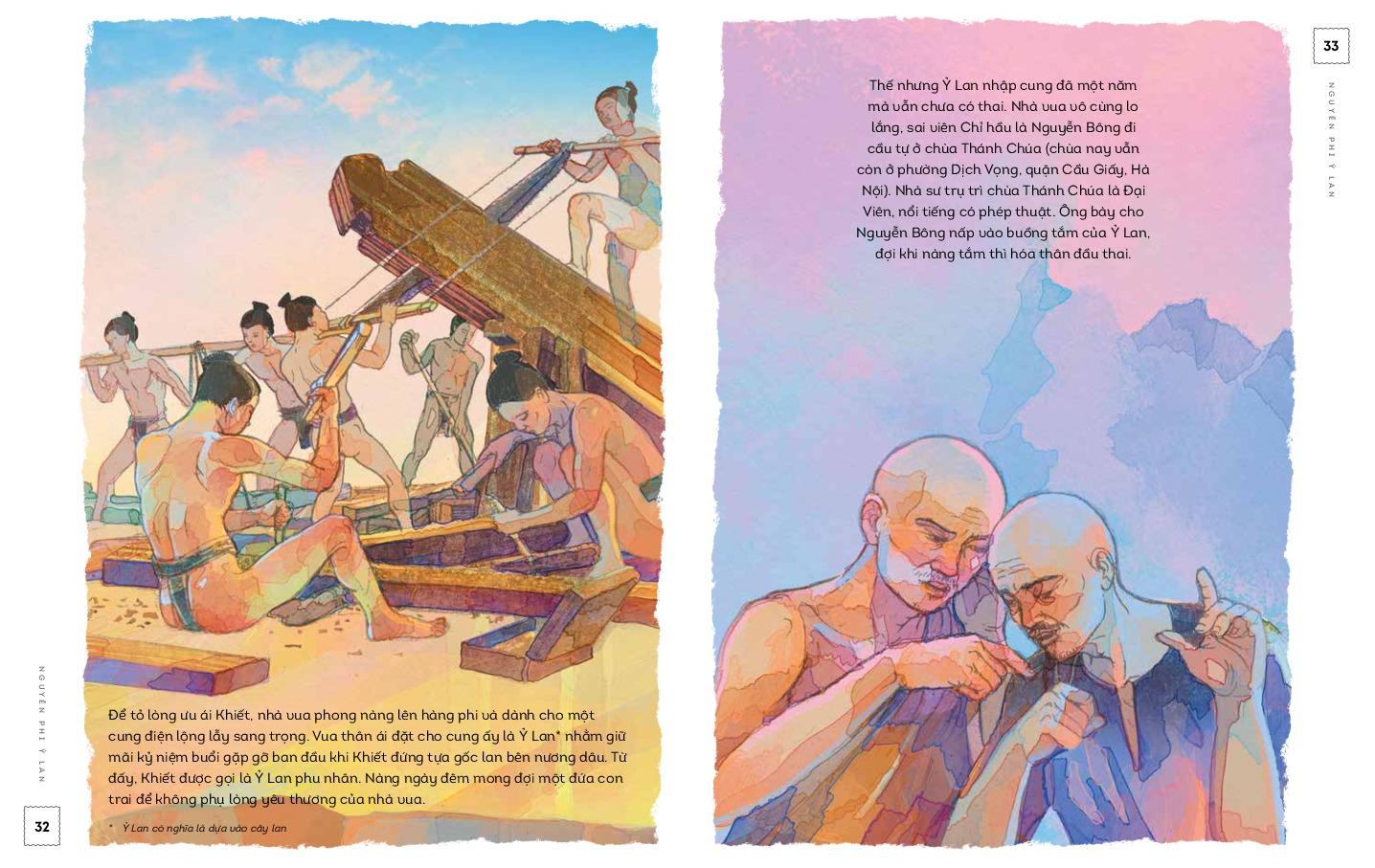 lịch sử việt nam bằng tranh - nguyên phi ỷ lan - bản màu - bìa cứng - Ảnh 5