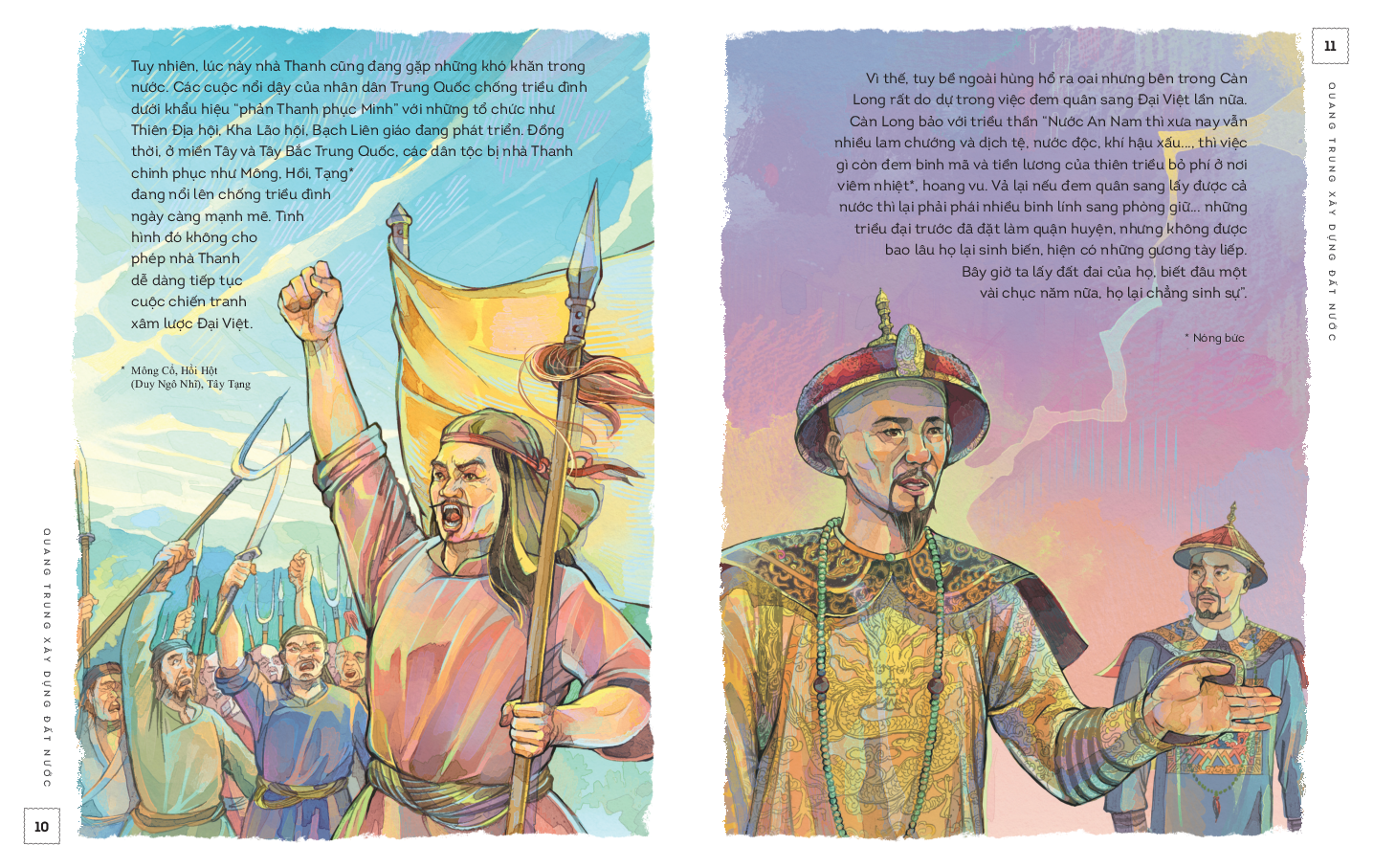 lịch sử việt nam bằng tranh - quang trung xây dựng đất nước - bản màu - Ảnh 2