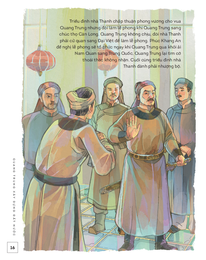 lịch sử việt nam bằng tranh - quang trung xây dựng đất nước - bản màu - bìa cứng - Ảnh 10