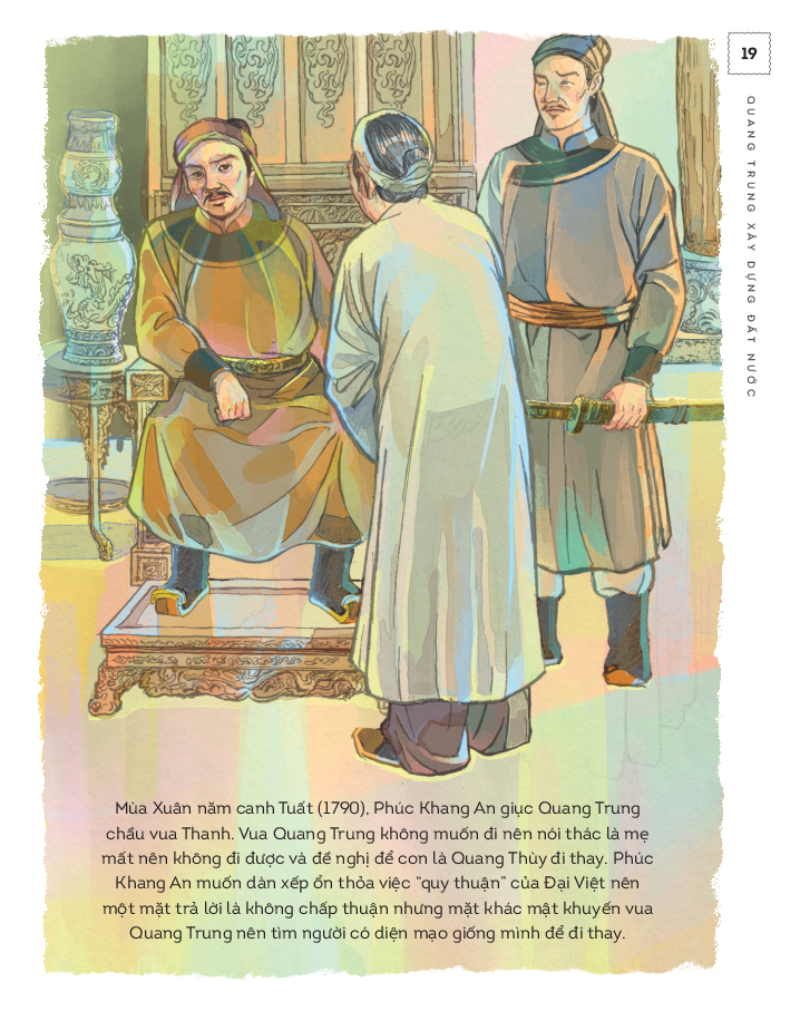 lịch sử việt nam bằng tranh - quang trung xây dựng đất nước - bản màu - bìa cứng - Ảnh 12