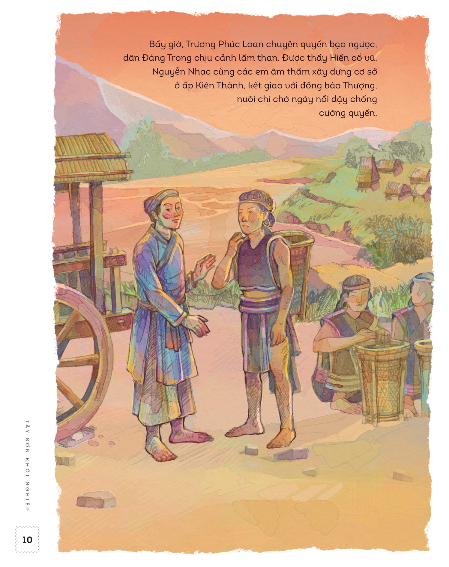 Lich Su Viet Nam Bang Tranh - Tay Son Khoi Nghiep - Ban Mau - Bia Cung - Ảnh 10