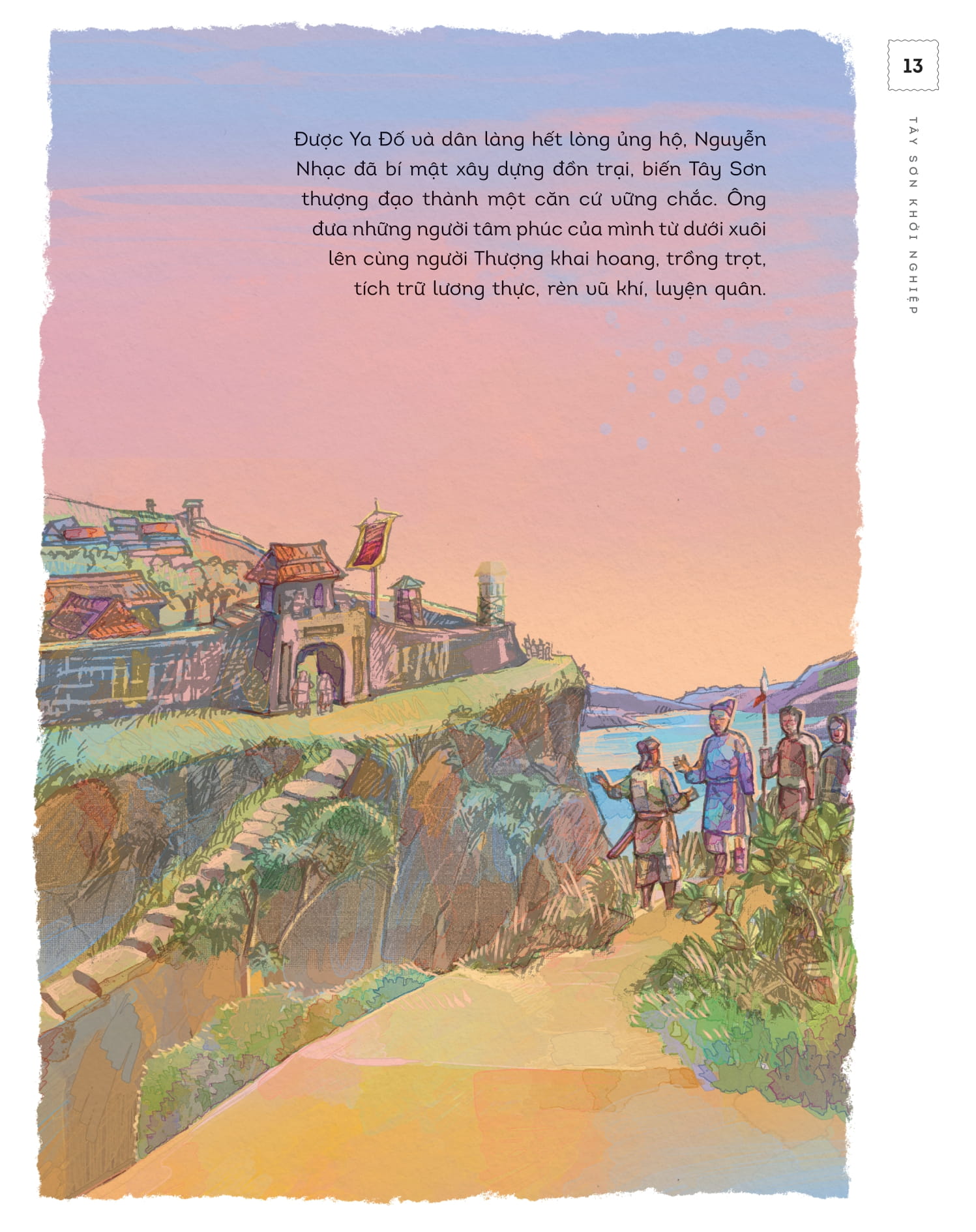 Lich Su Viet Nam Bang Tranh - Tay Son Khoi Nghiep - Ban Mau - Bia Cung - Ảnh 13