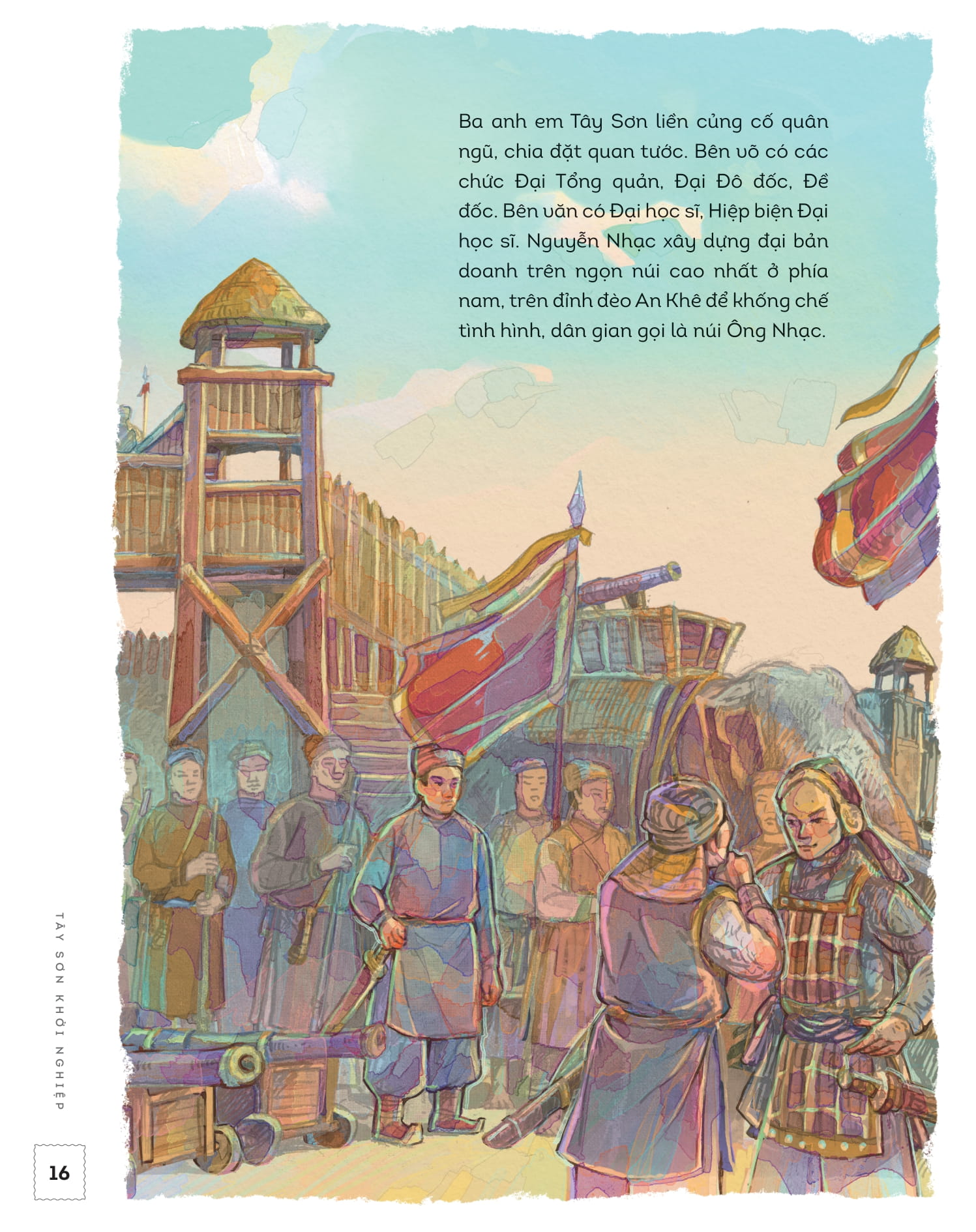 Lich Su Viet Nam Bang Tranh - Tay Son Khoi Nghiep - Ban Mau - Bia Cung - Ảnh 16