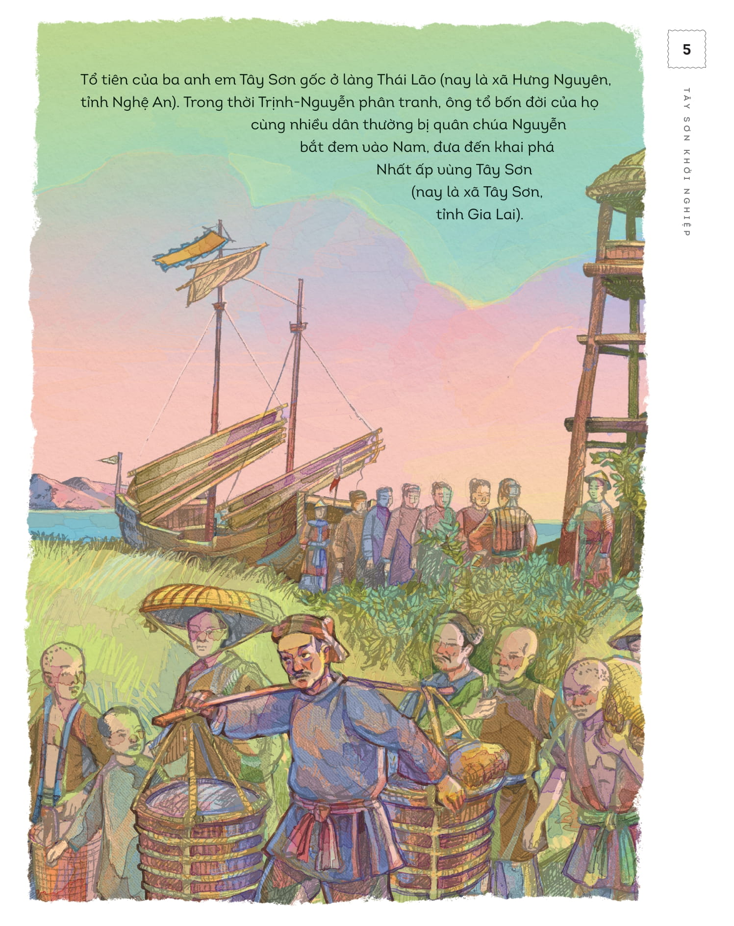 Lich Su Viet Nam Bang Tranh - Tay Son Khoi Nghiep - Ban Mau - Bia Cung - Ảnh 5